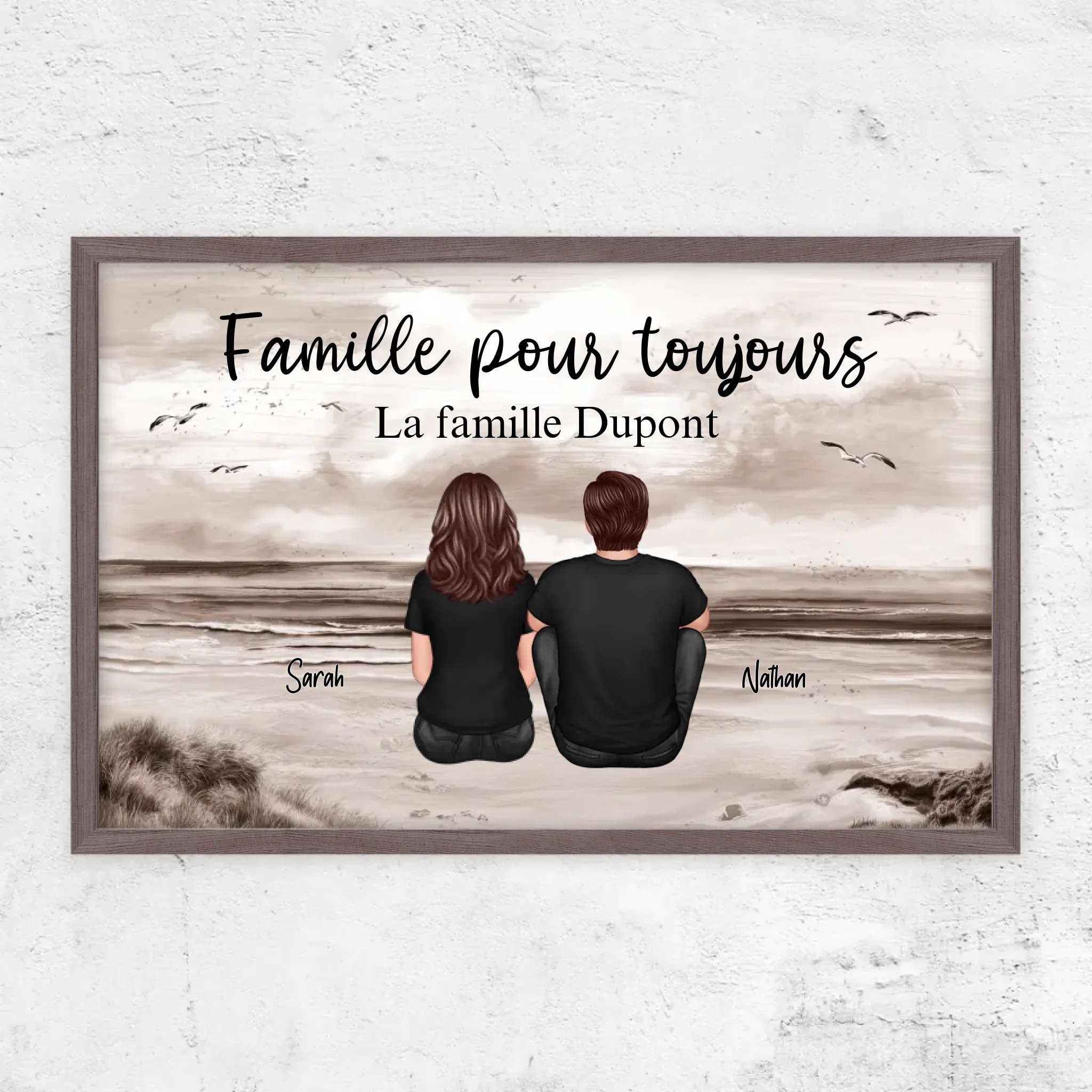 Poster personnalisé “Famille pour Toujours“