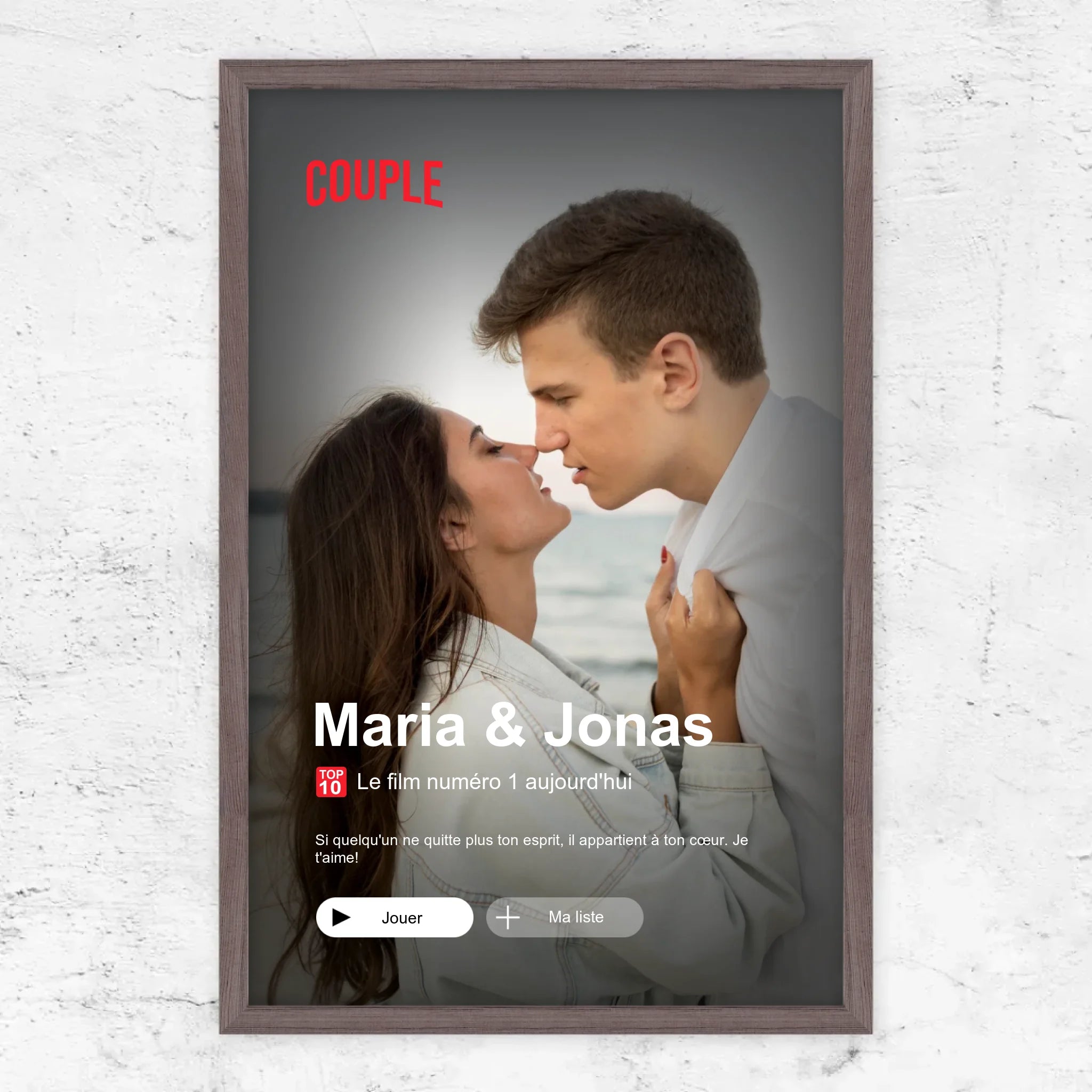 Poster personnalisé “Notre couverture”