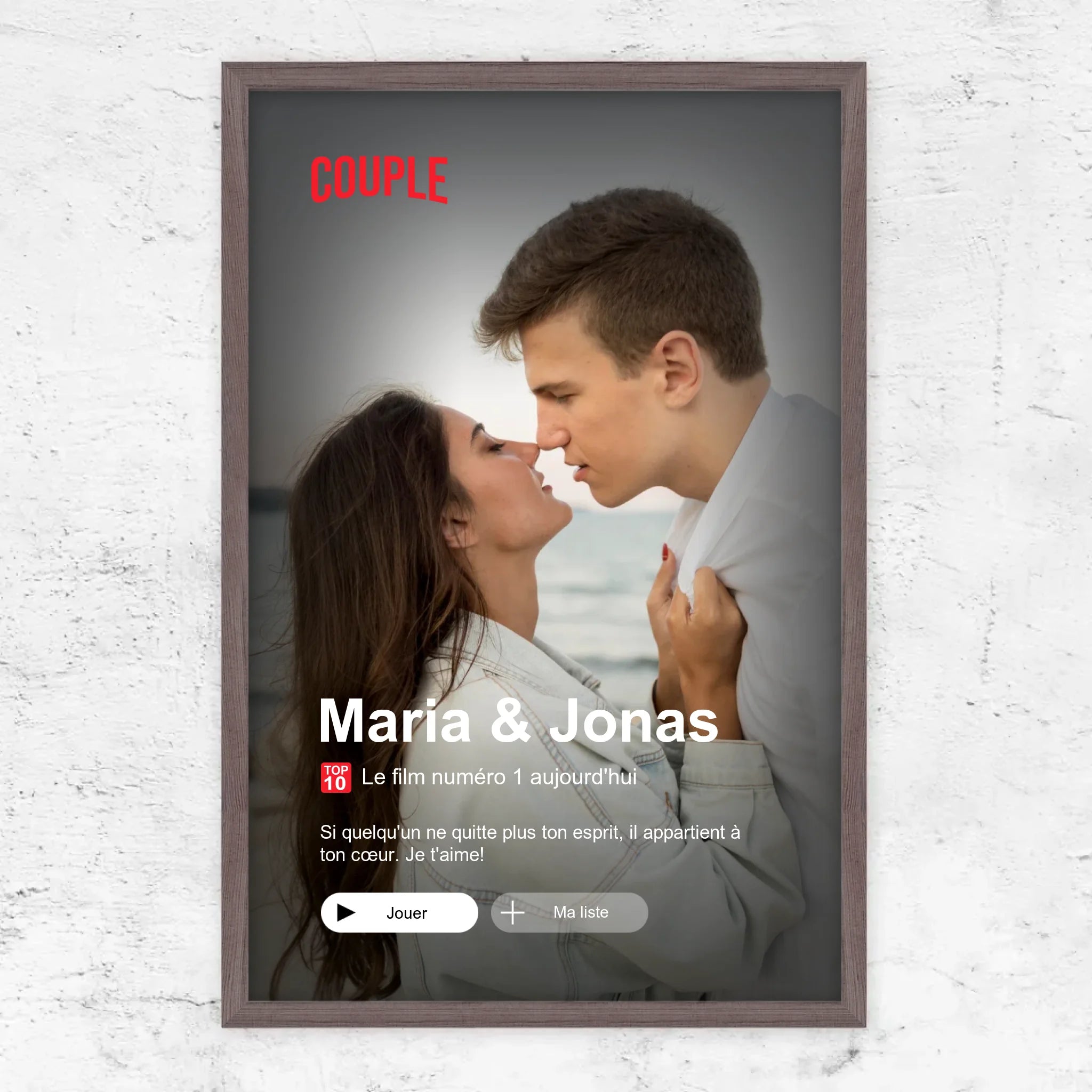 Poster personnalisé “Notre couverture”