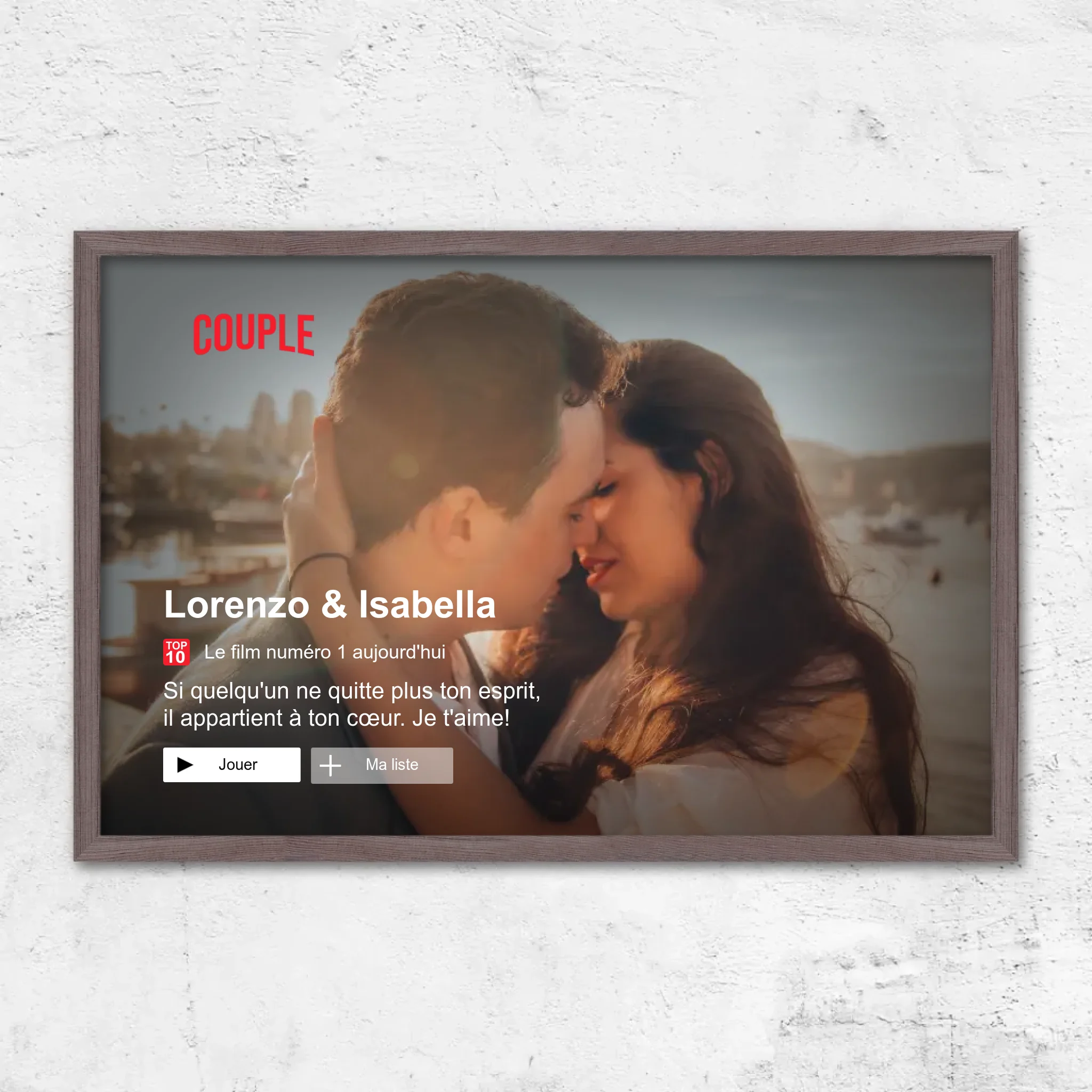 Poster personnalisé “Lovestory”