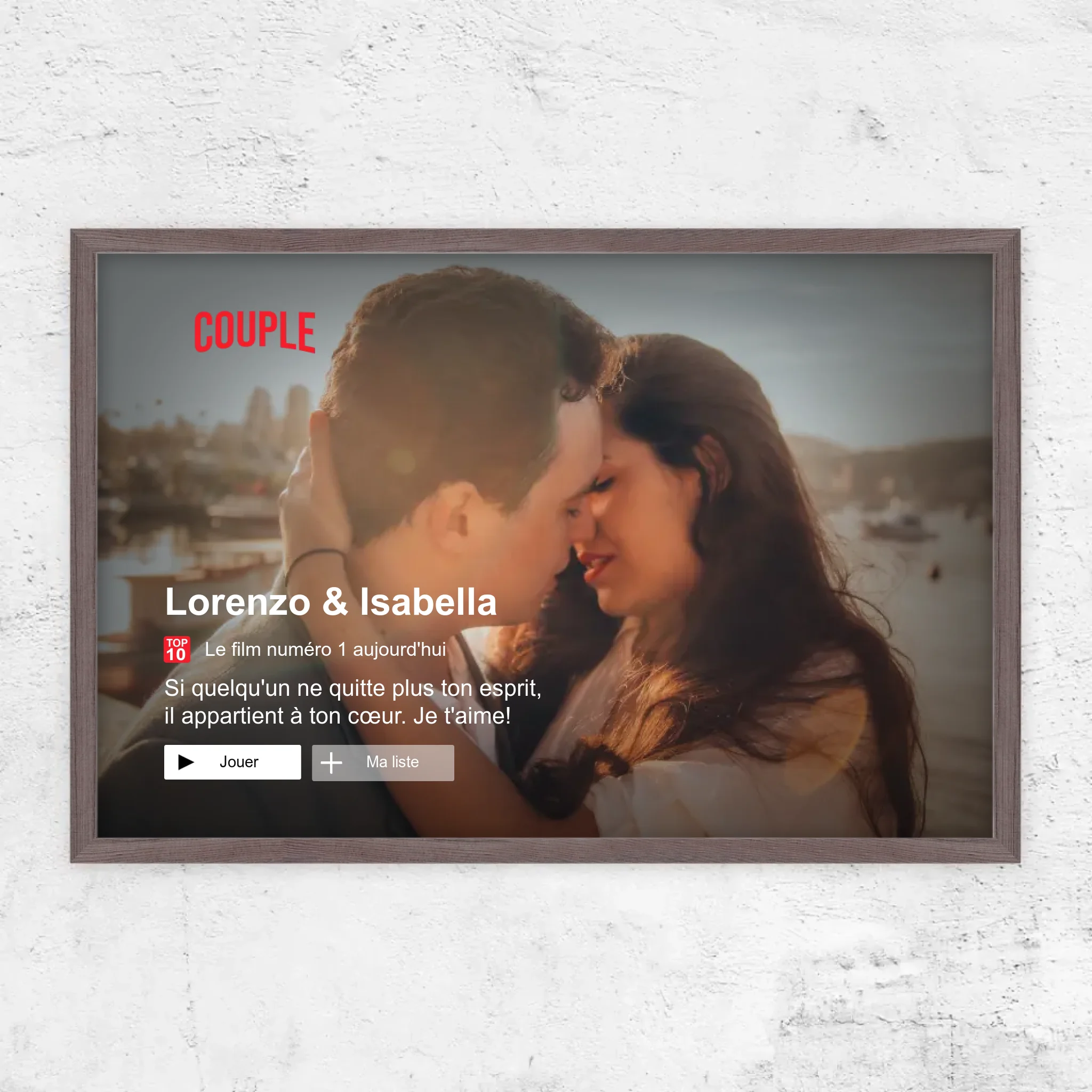 Poster personnalisé “Lovestory”