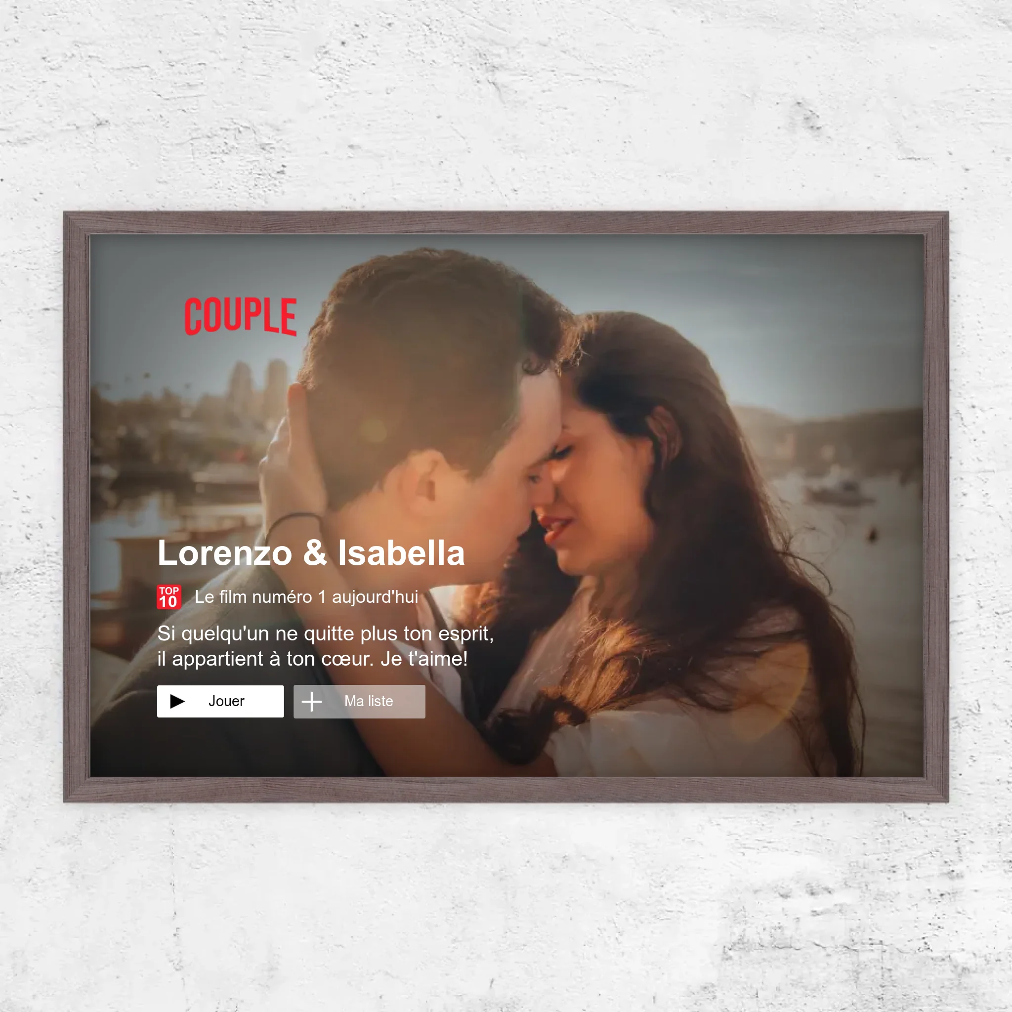 Poster personnalisé “Lovestory”