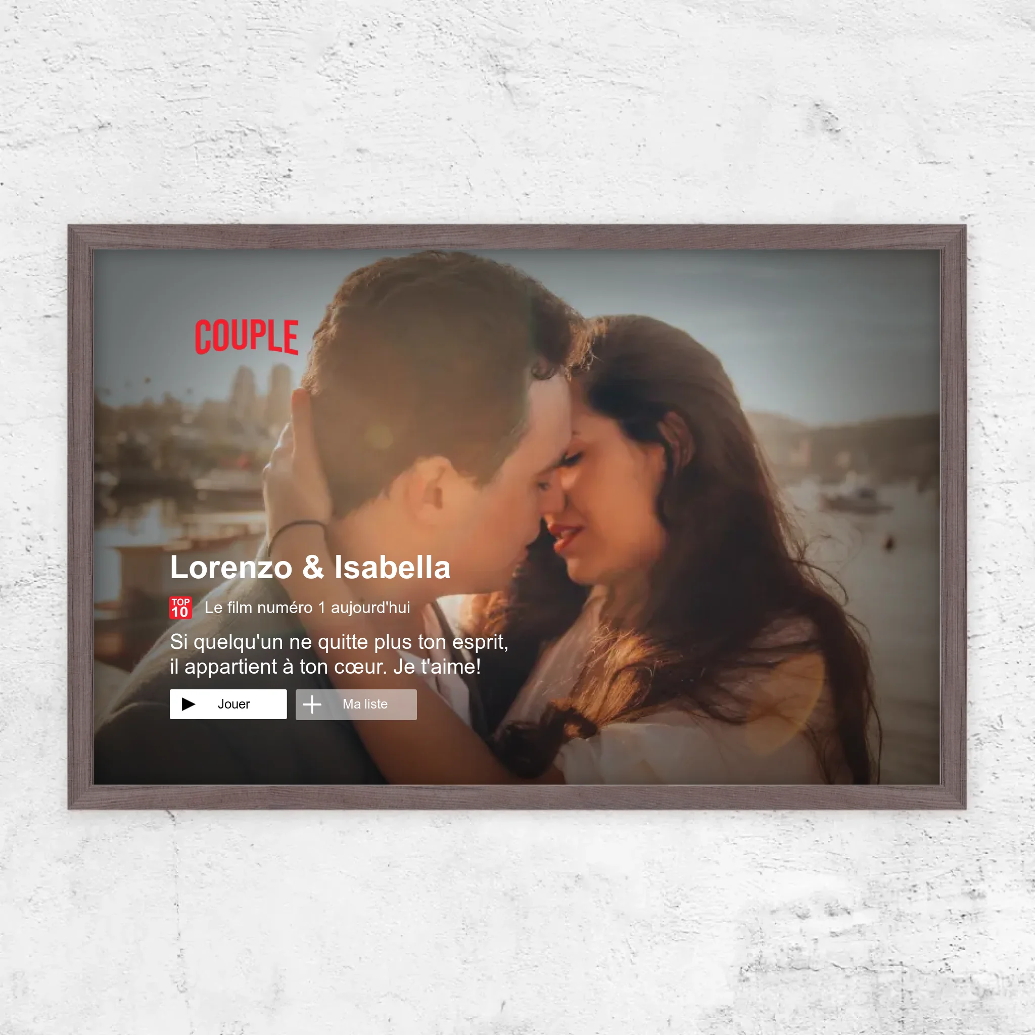 Poster personnalisé “Lovestory”