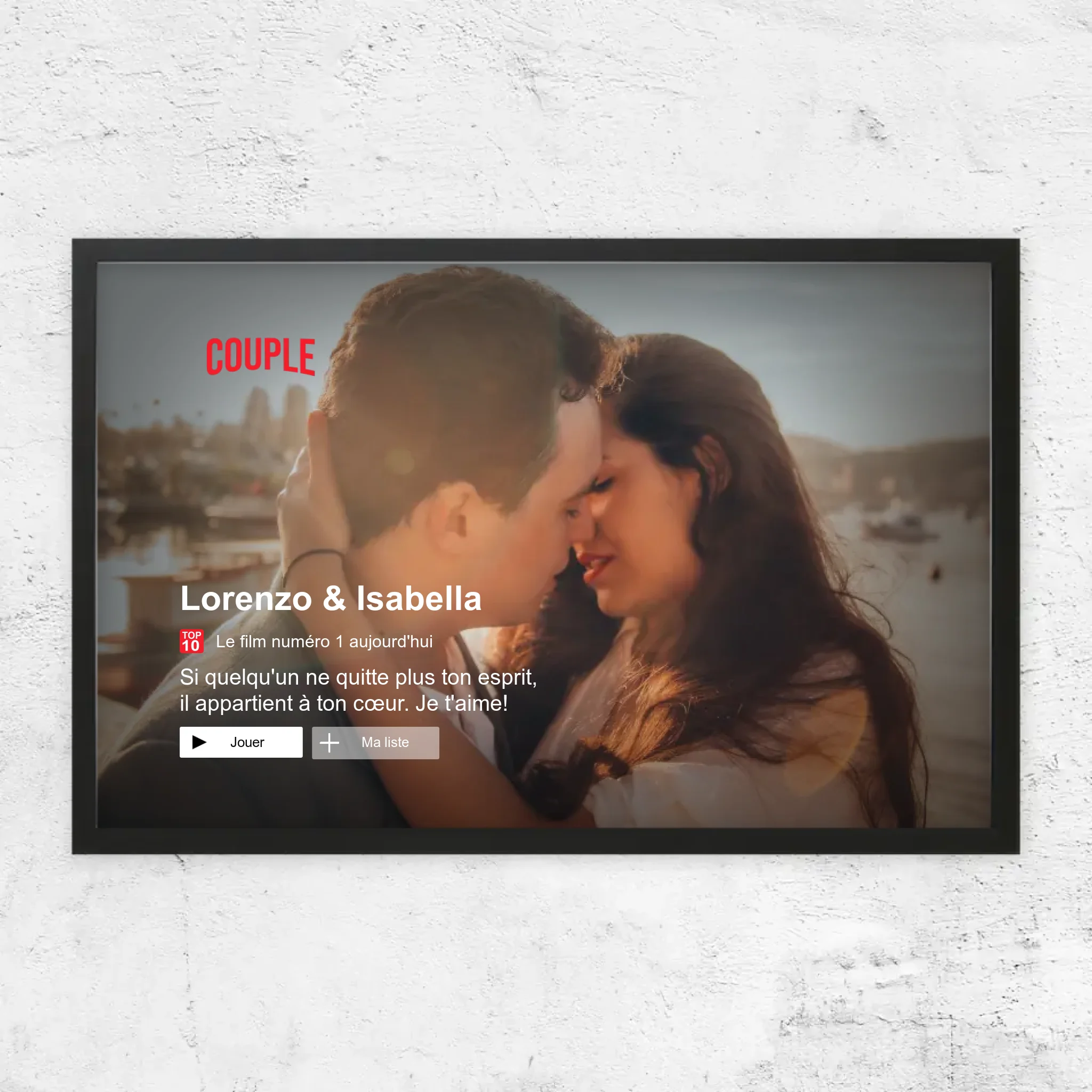 Poster personnalisé “Lovestory”