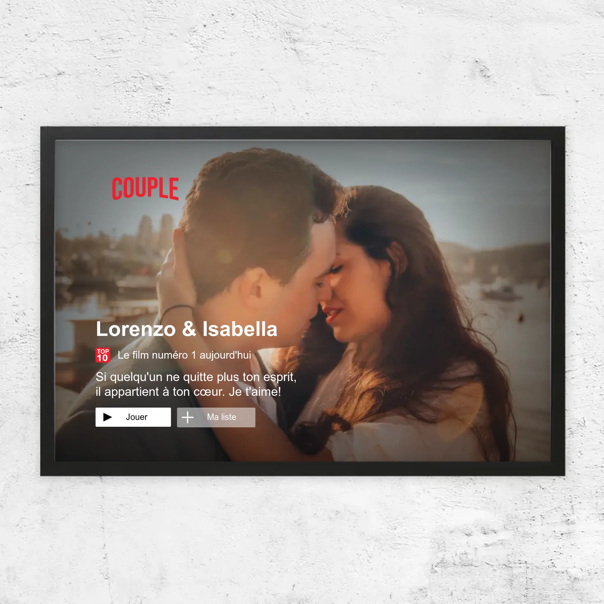 Poster personnalisé “Lovestory”