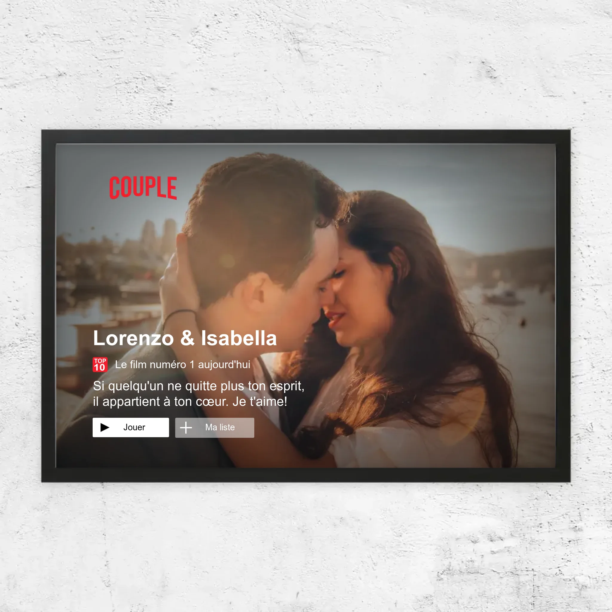 Poster personnalisé “Lovestory”