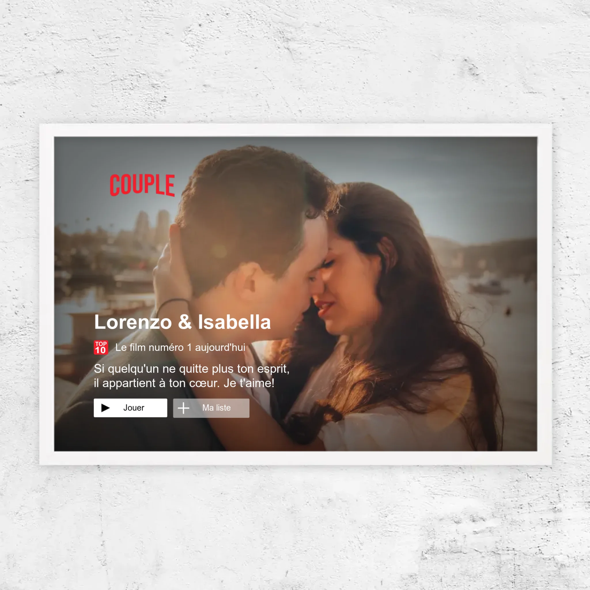 Poster personnalisé “Lovestory”