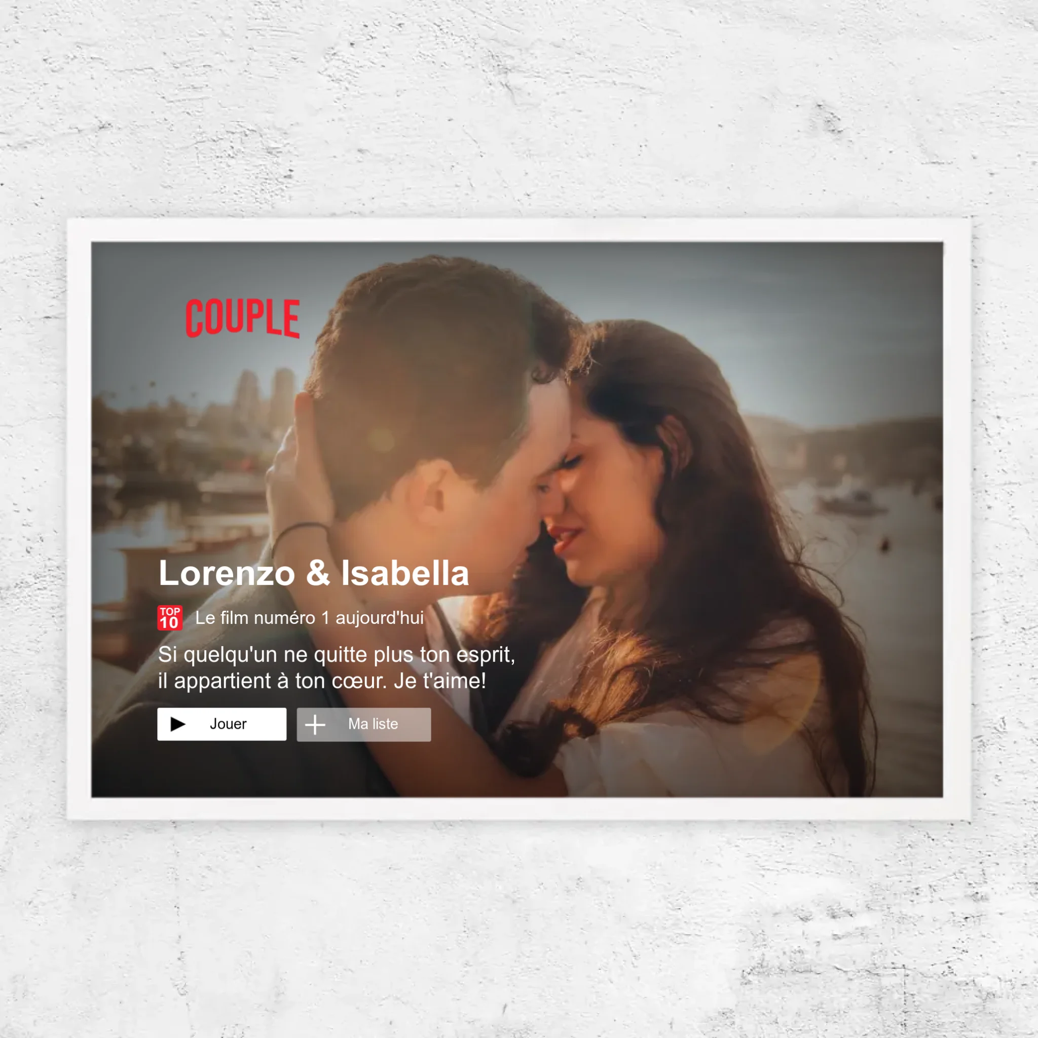 Poster personnalisé “Lovestory”