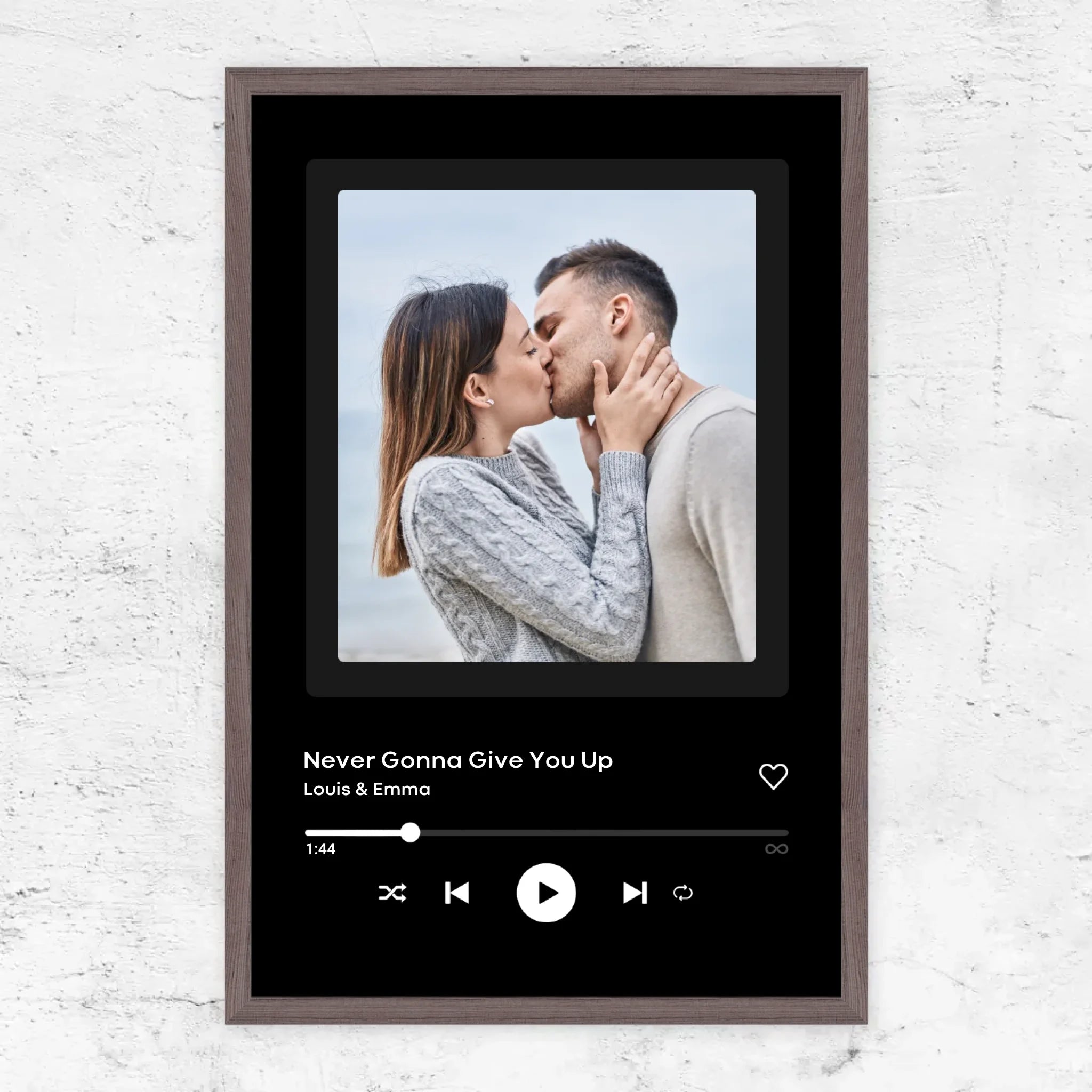 Poster personnalisé “Couverture musicale”