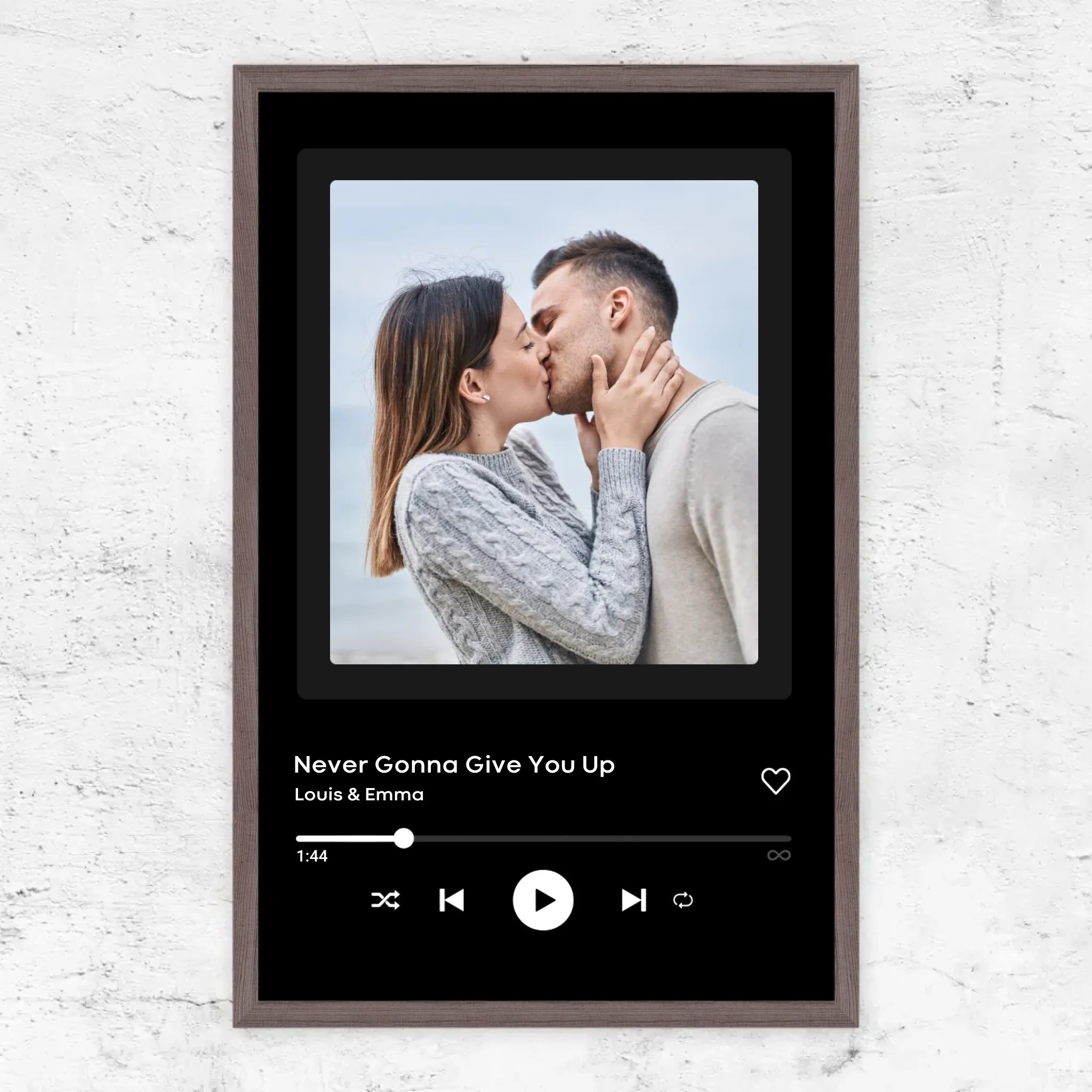 Poster personnalisé “Couverture musicale”