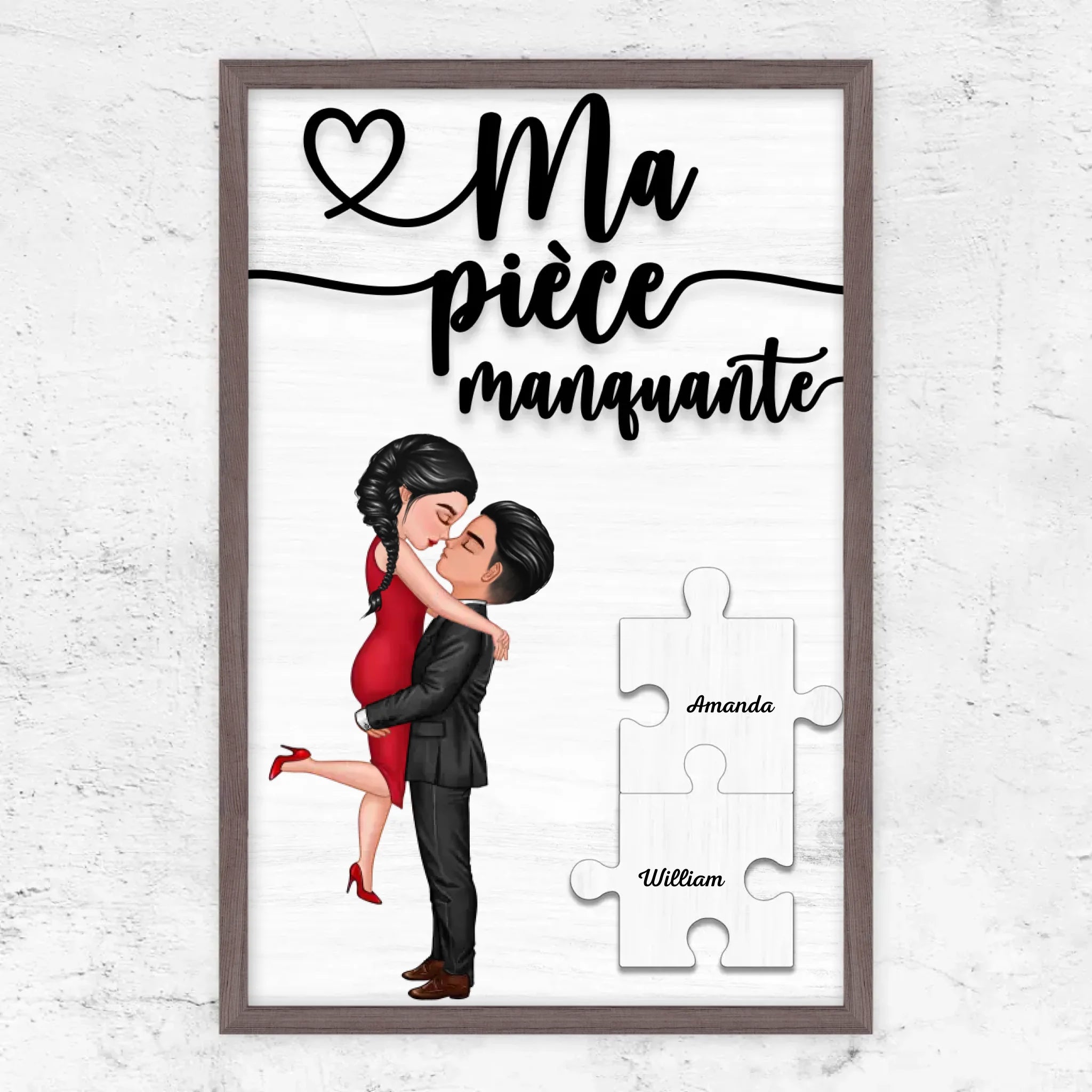 Poster personnalisé “Le morceau manquant”