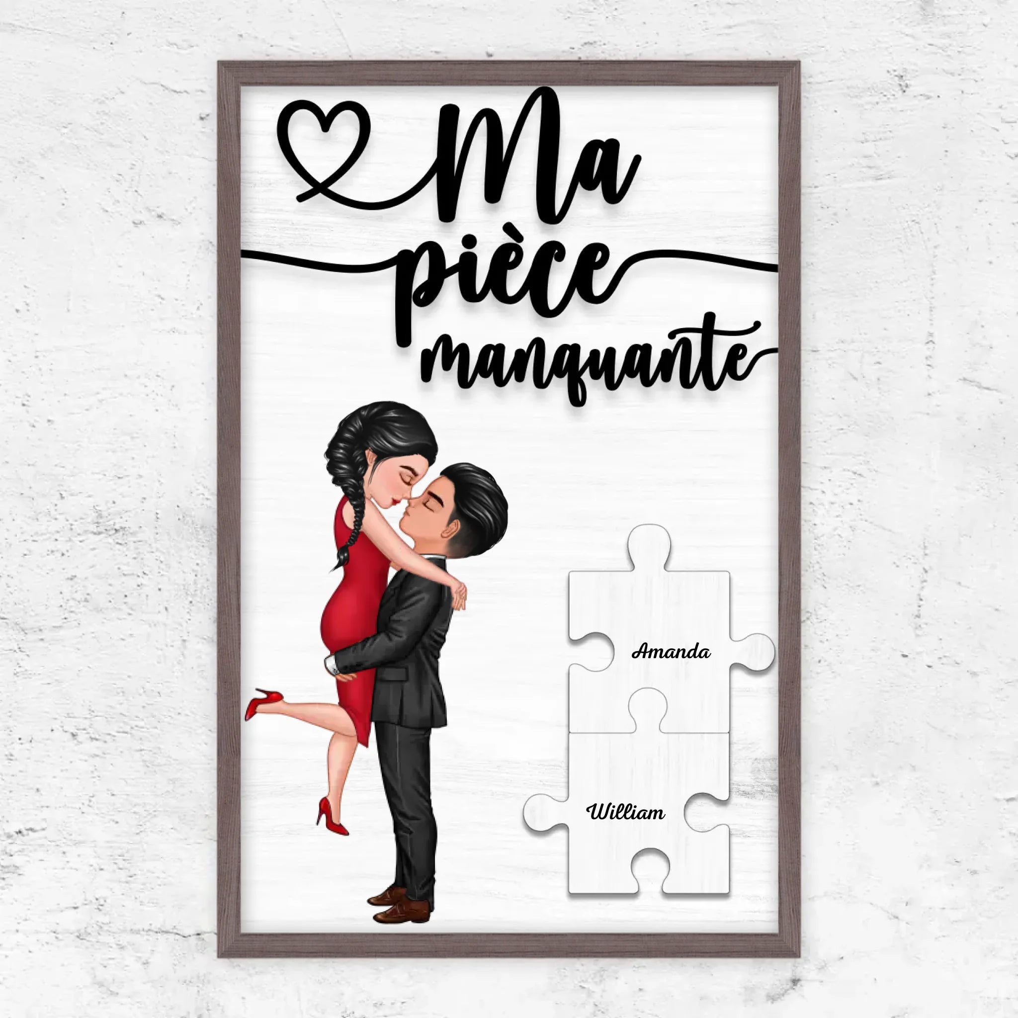 Poster personnalisé “Le morceau manquant”