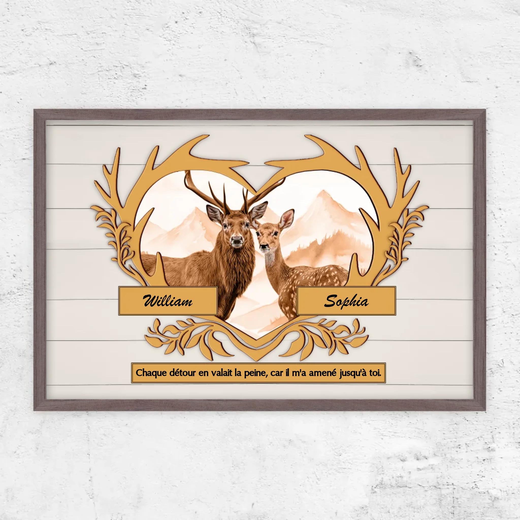 Poster personnalisé “Chaque détour a valu la peine”