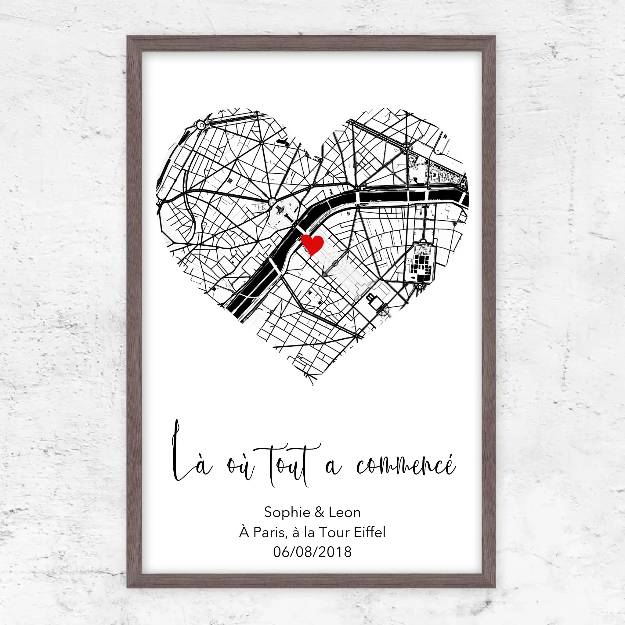 Poster personnalisé "Là où tout a commencé