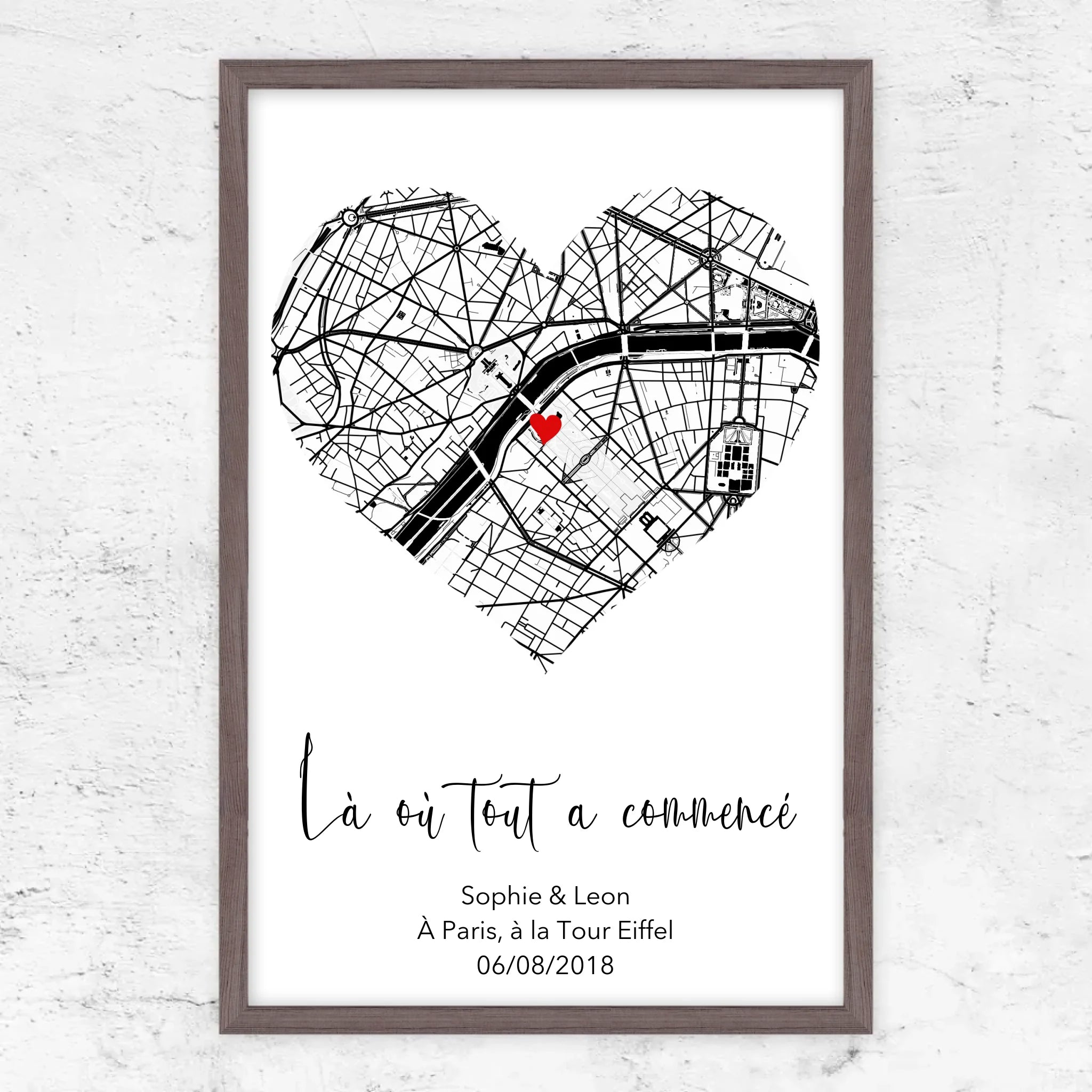 Poster personnalisé "Là où tout a commencé