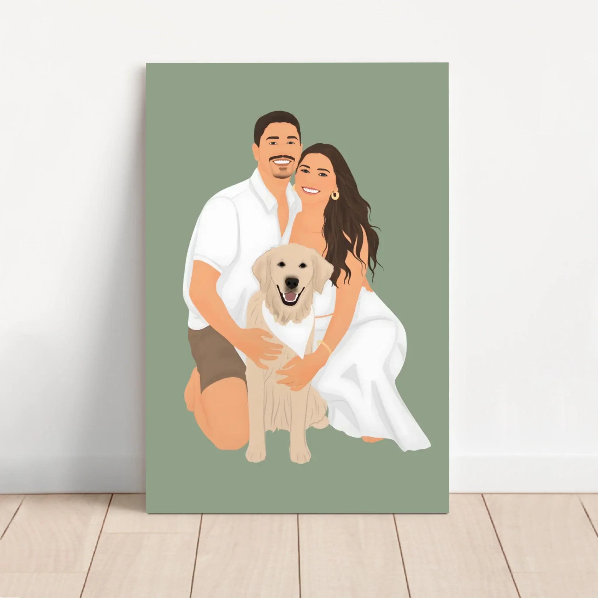 Toile personnalisée – Portrait sans visage à partir d’une photo