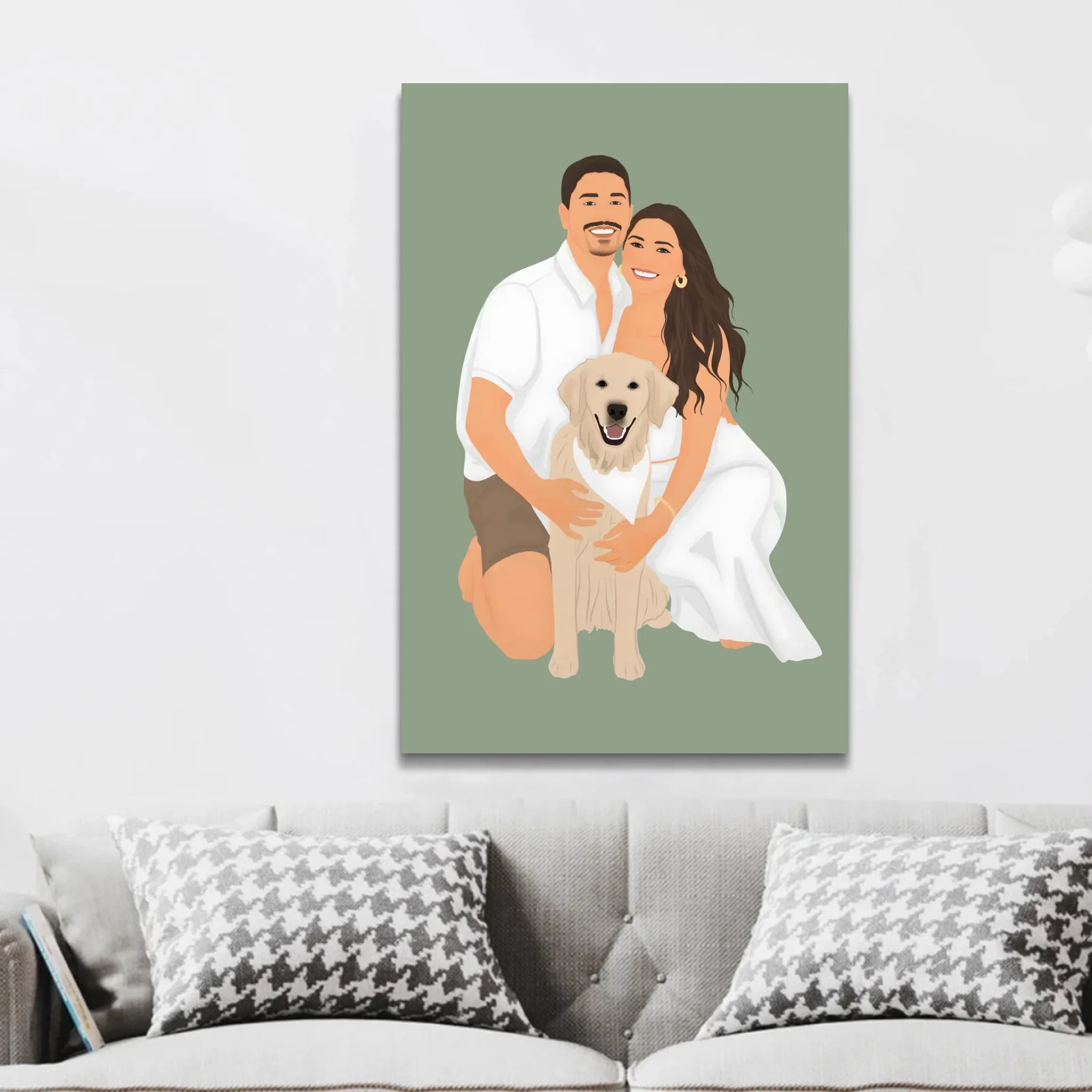 Toile personnalisée – Portrait sans visage à partir d’une photo