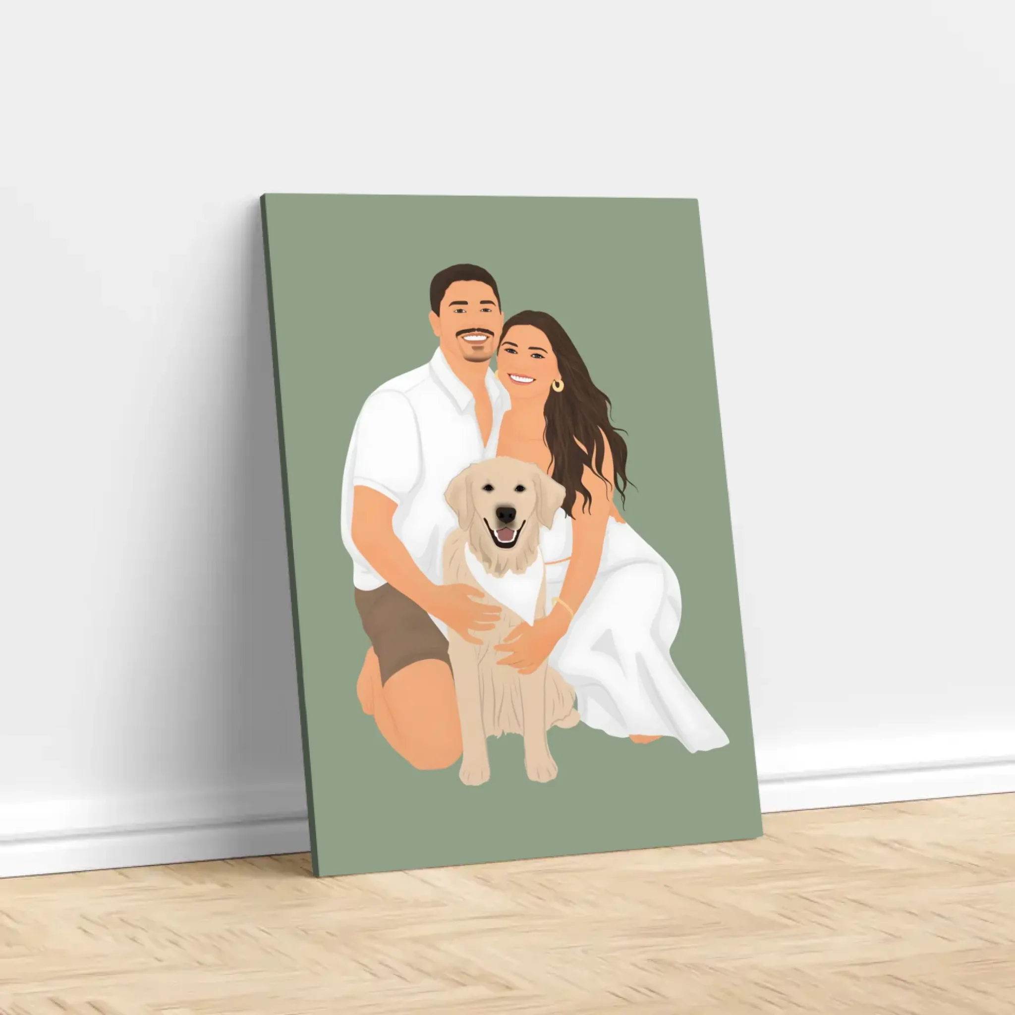 Toile personnalisée – Portrait sans visage à partir d’une photo