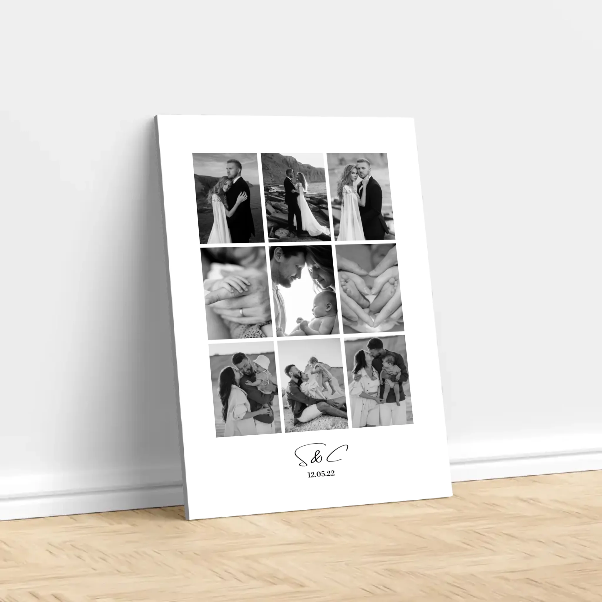 Toile personnalisée – Collage photo personnalisé