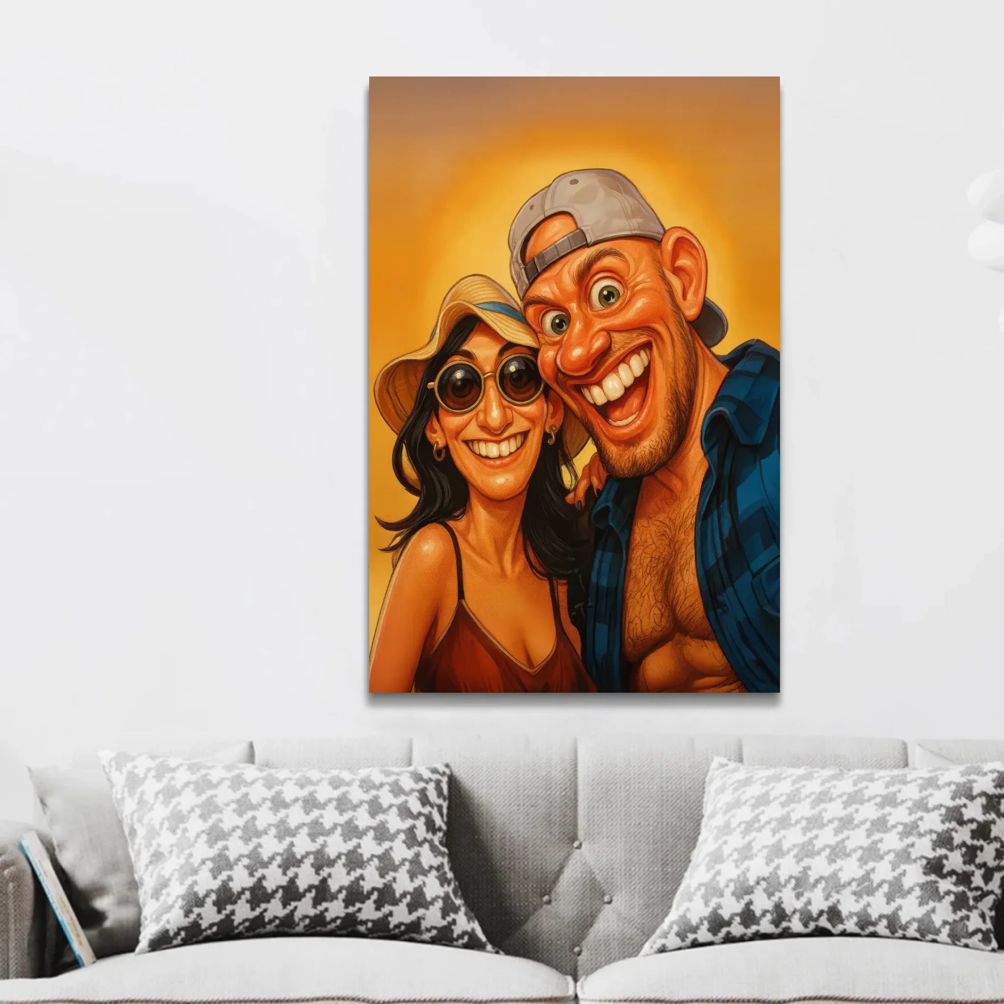 Toile personnalisée – Votre photo transformée en œuvre d’art hilarante