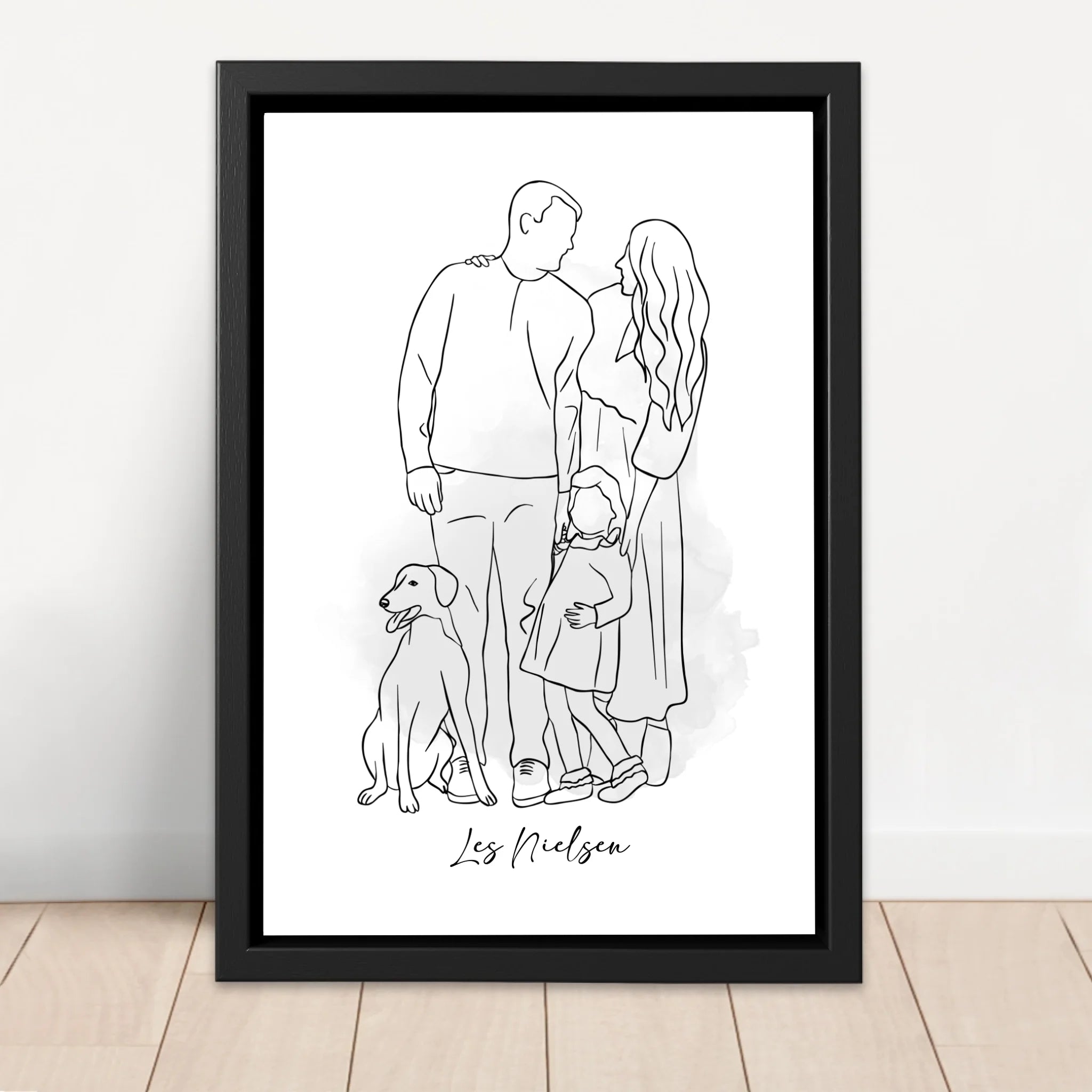 Toile personnalisée – Dessin d’un seul trait