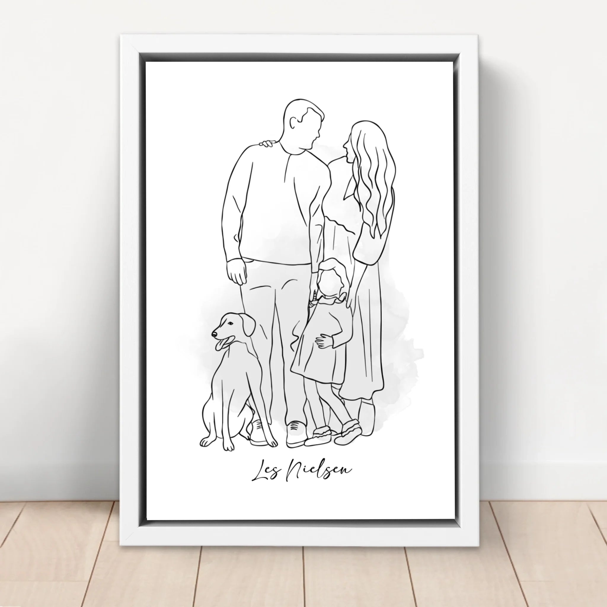 Toile personnalisée – Dessin d’un seul trait