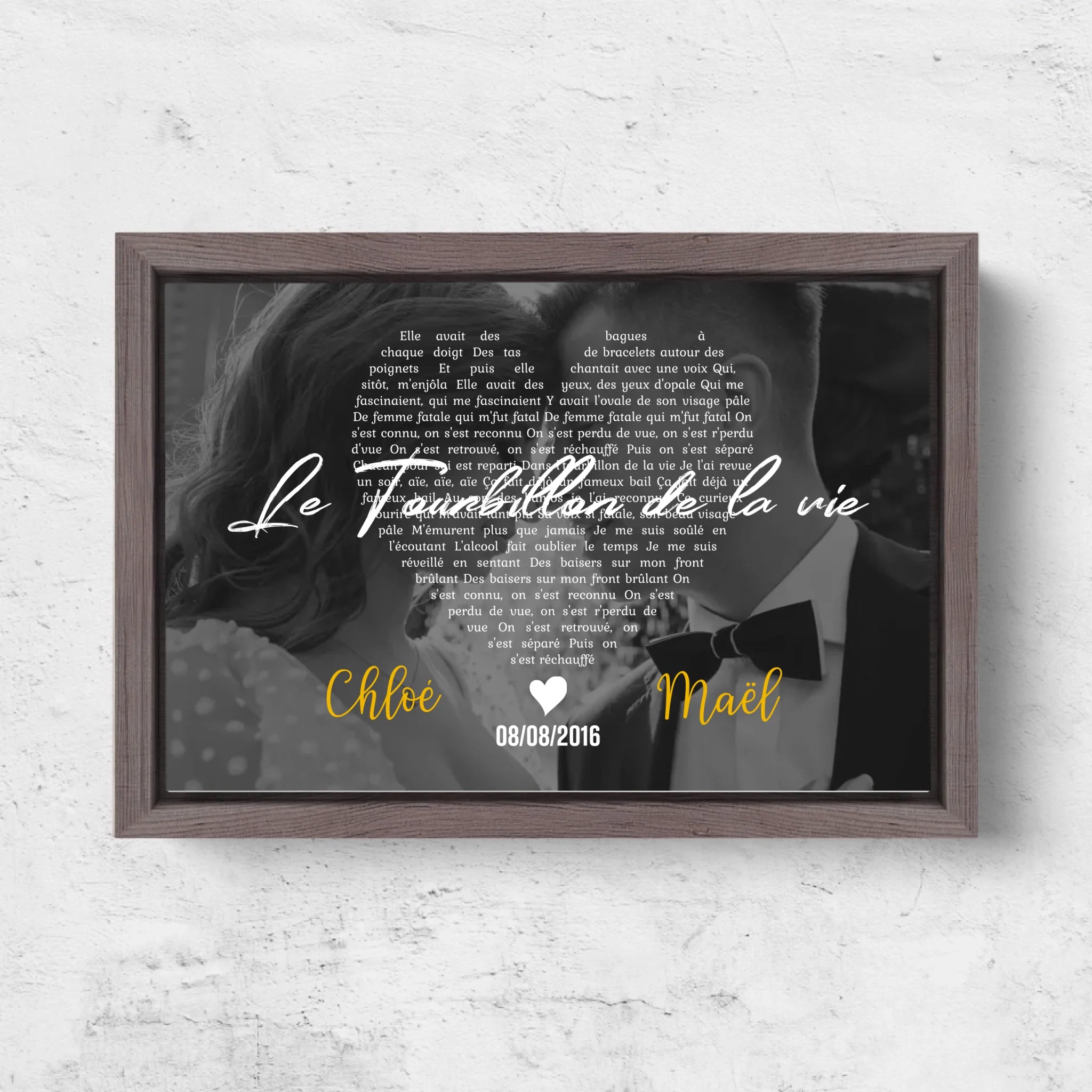 Horizontal Framd Canvas-Ovak