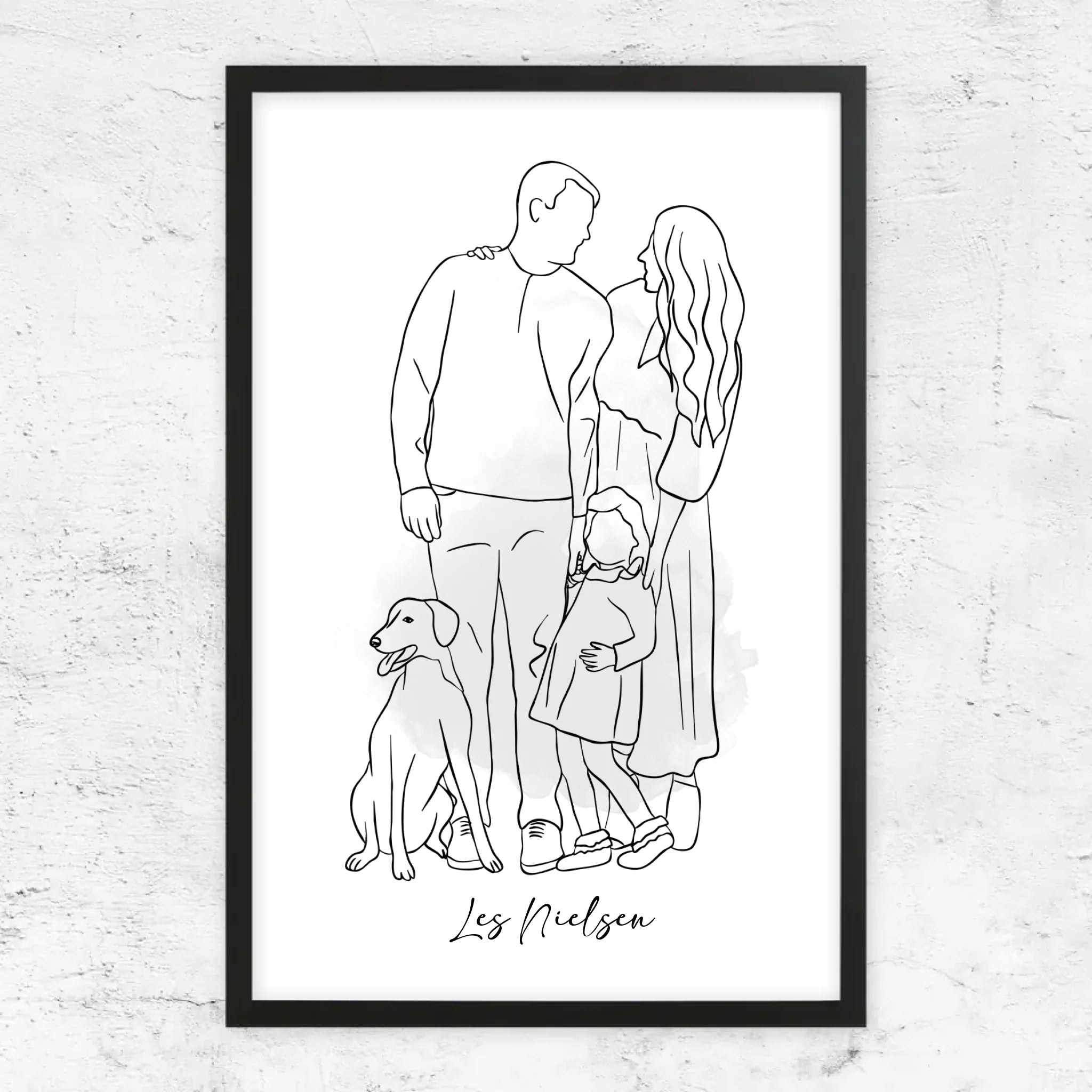 Poster personnalisé – Dessin d’un seul trait