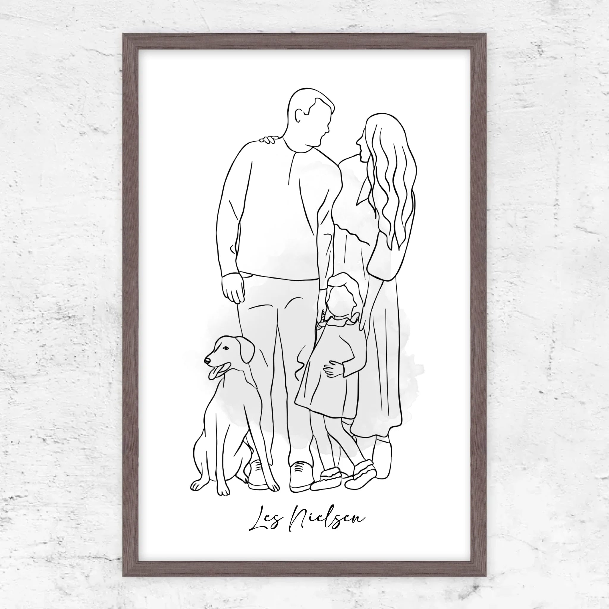 Poster personnalisé – Dessin d’un seul trait