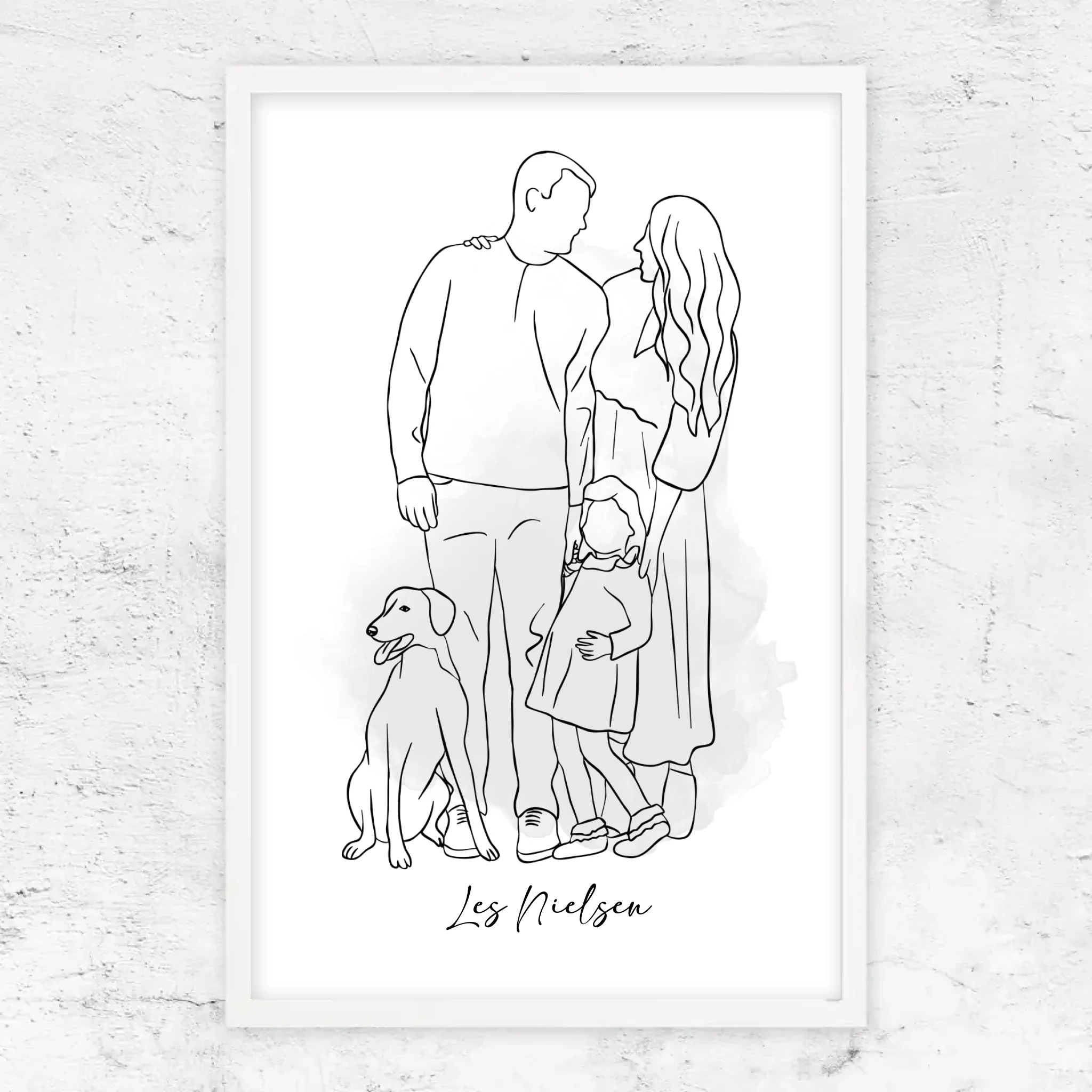 Poster personnalisé – Dessin d’un seul trait