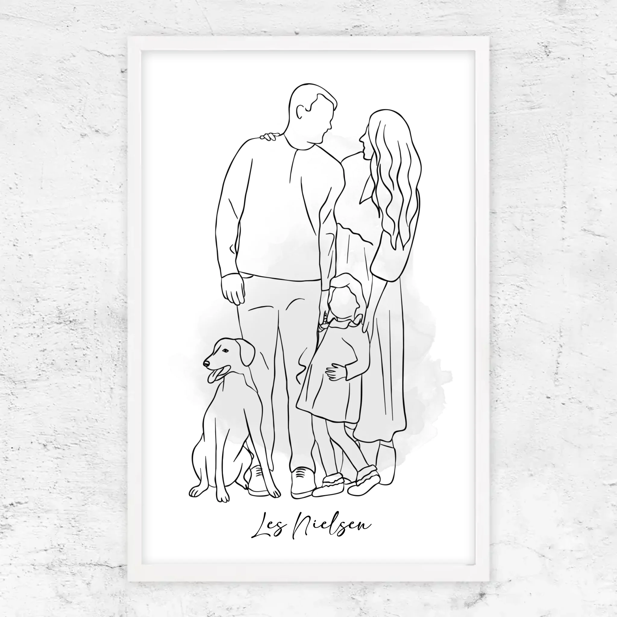 Poster personnalisé – Dessin d’un seul trait