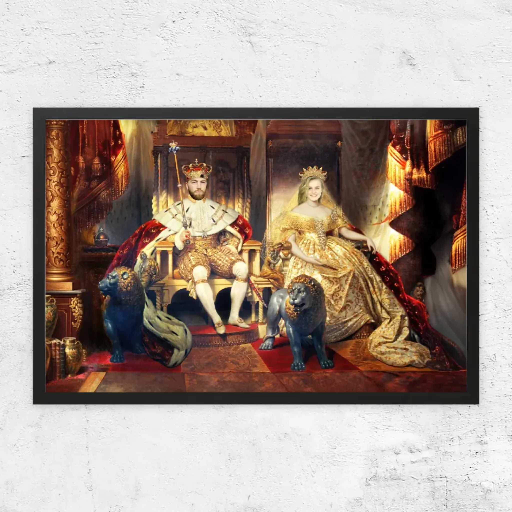 Poster personnalisé – Le Roi et la Reine