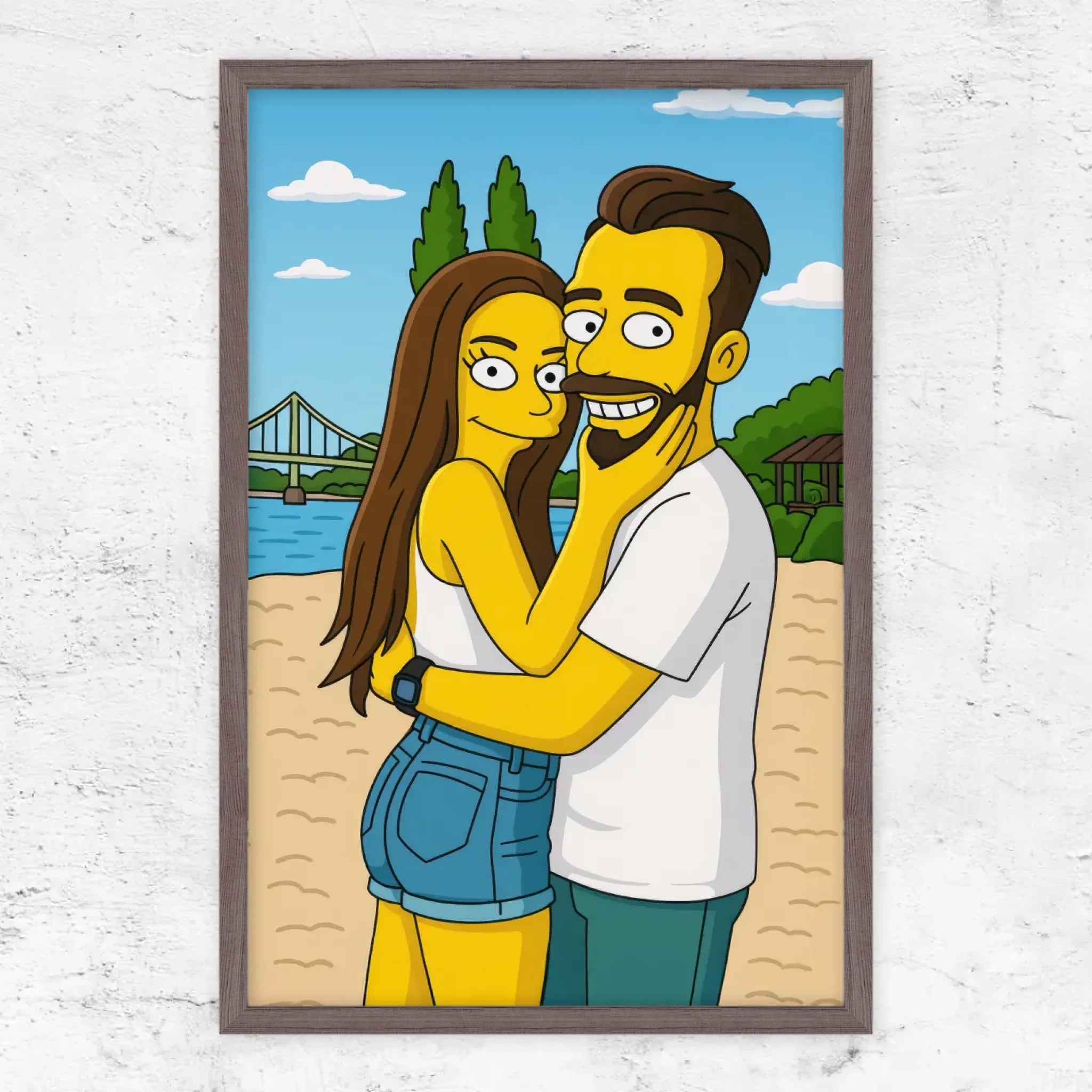 Poster personnalisé – Style cartoon jaune
