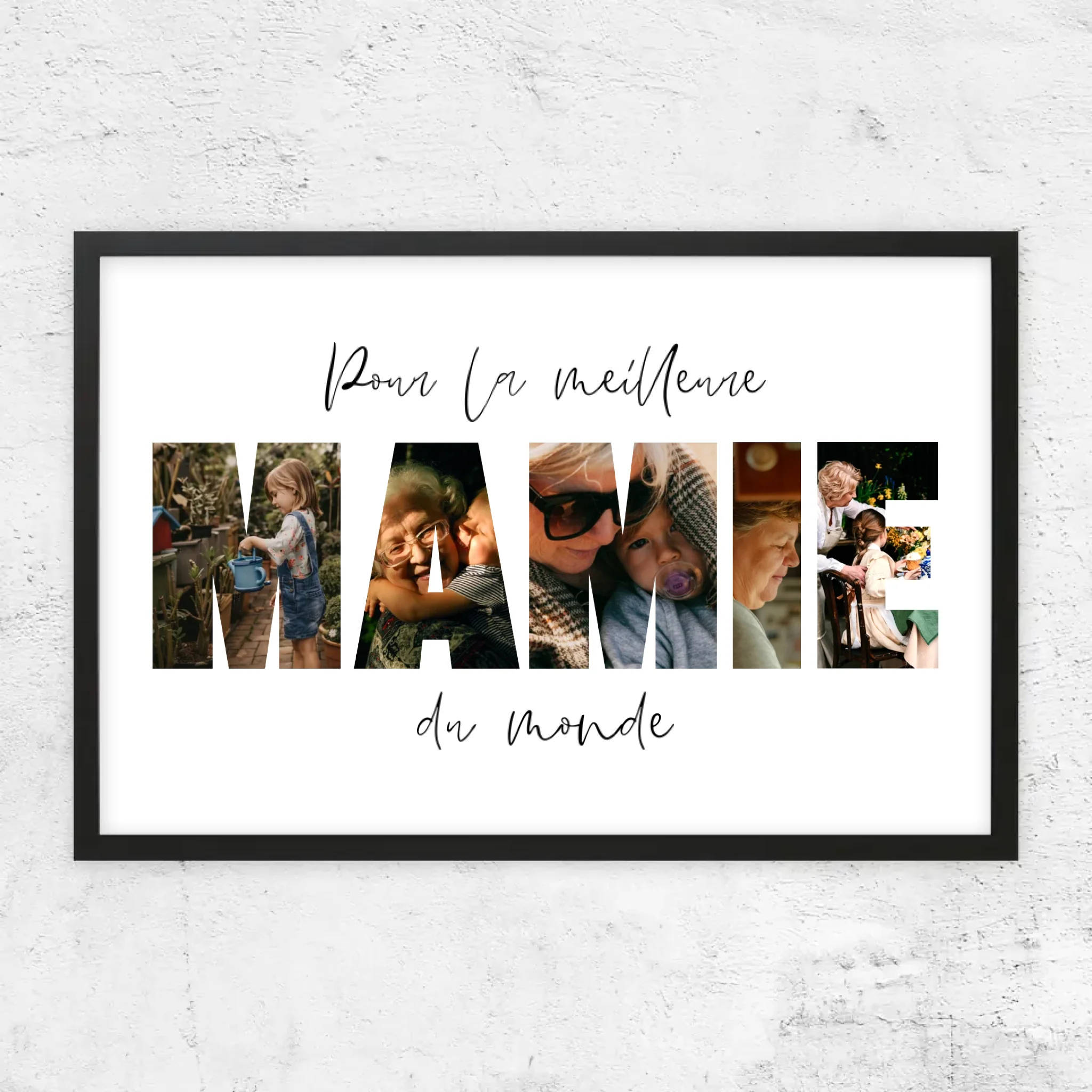 Poster personnalisé – La meilleure mamie du monde