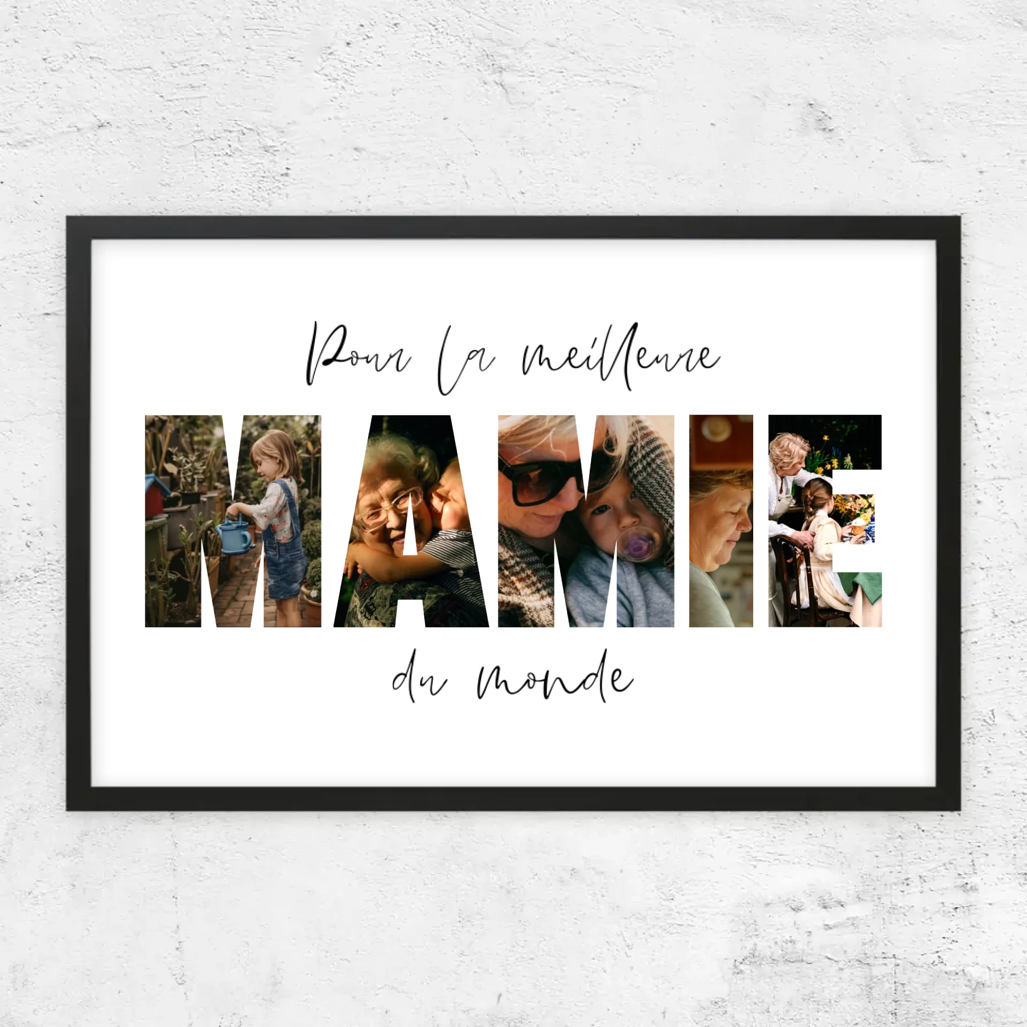 Poster personnalisé – La meilleure mamie du monde