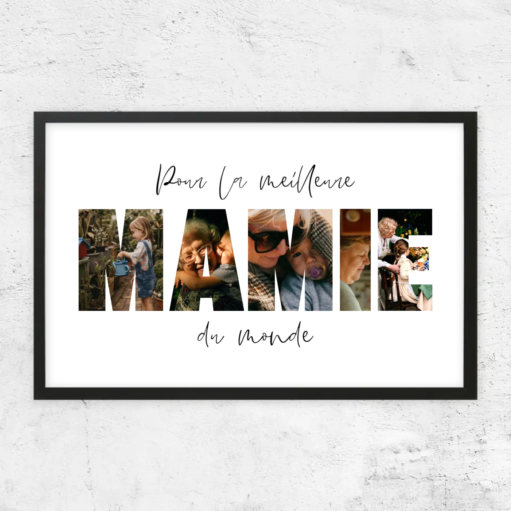 Poster personnalisé – La meilleure mamie du monde