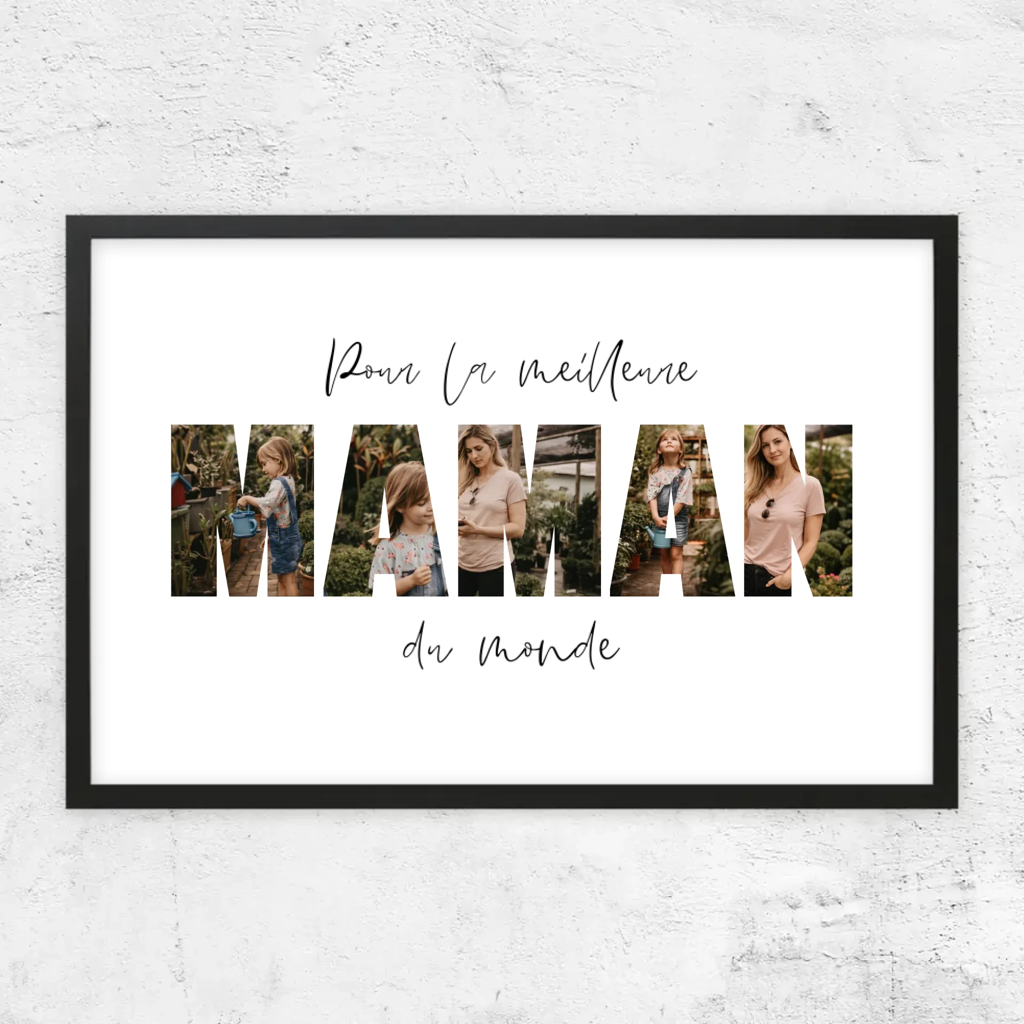 Poster personnalisé – Maman, la meilleure du monde