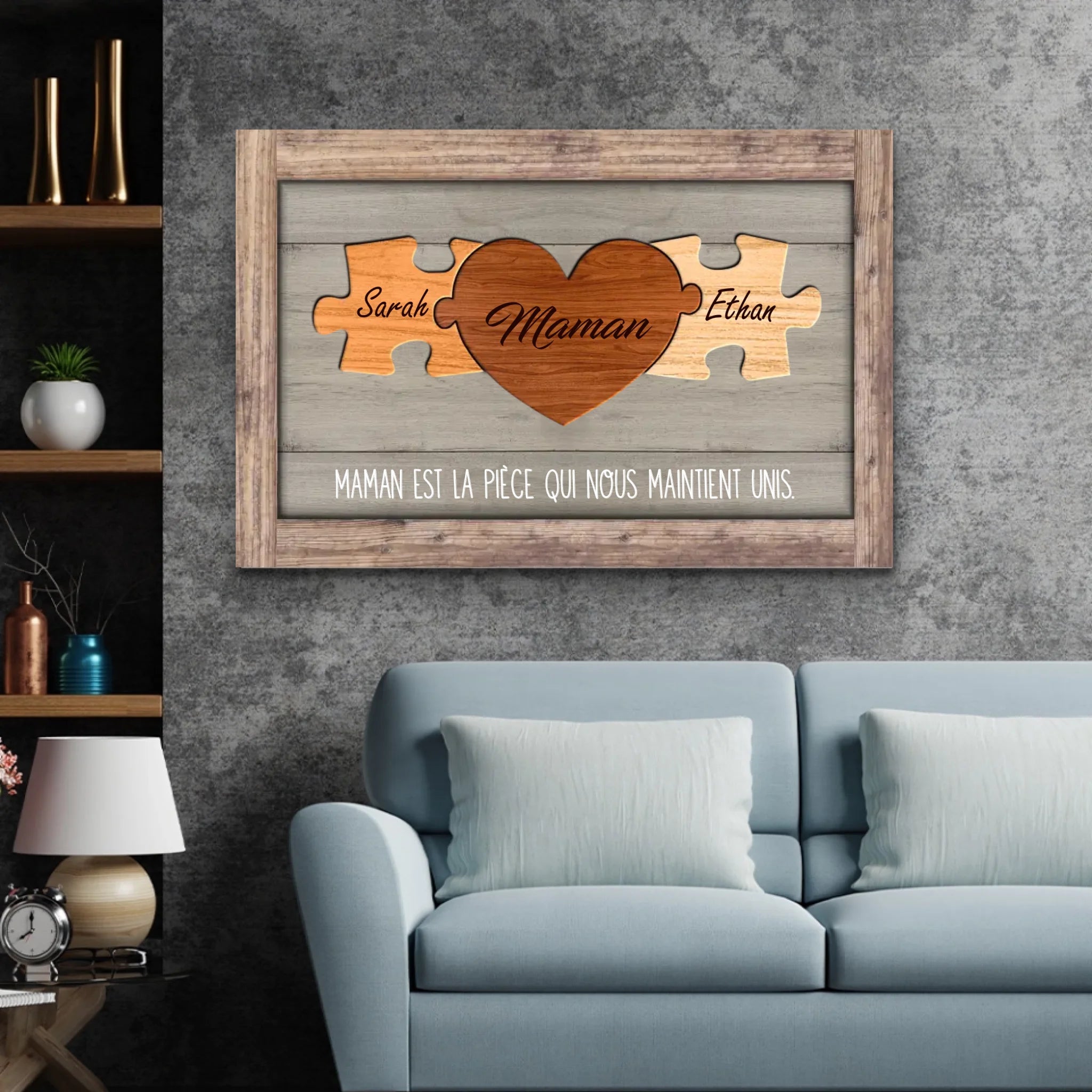 Toile personnalisée – La pièce du puzzle