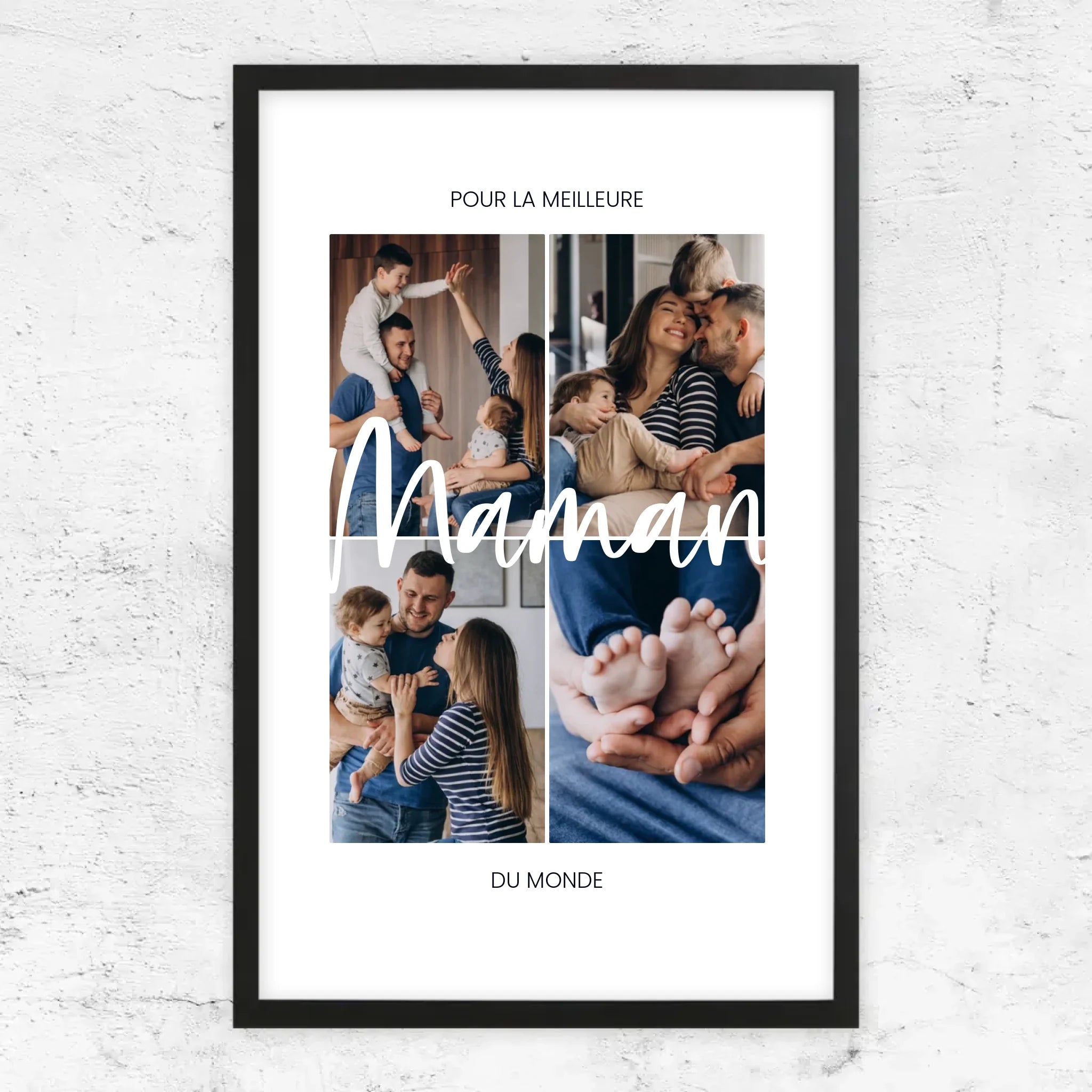 Poster personnalisé – Pour la meilleure maman du monde
