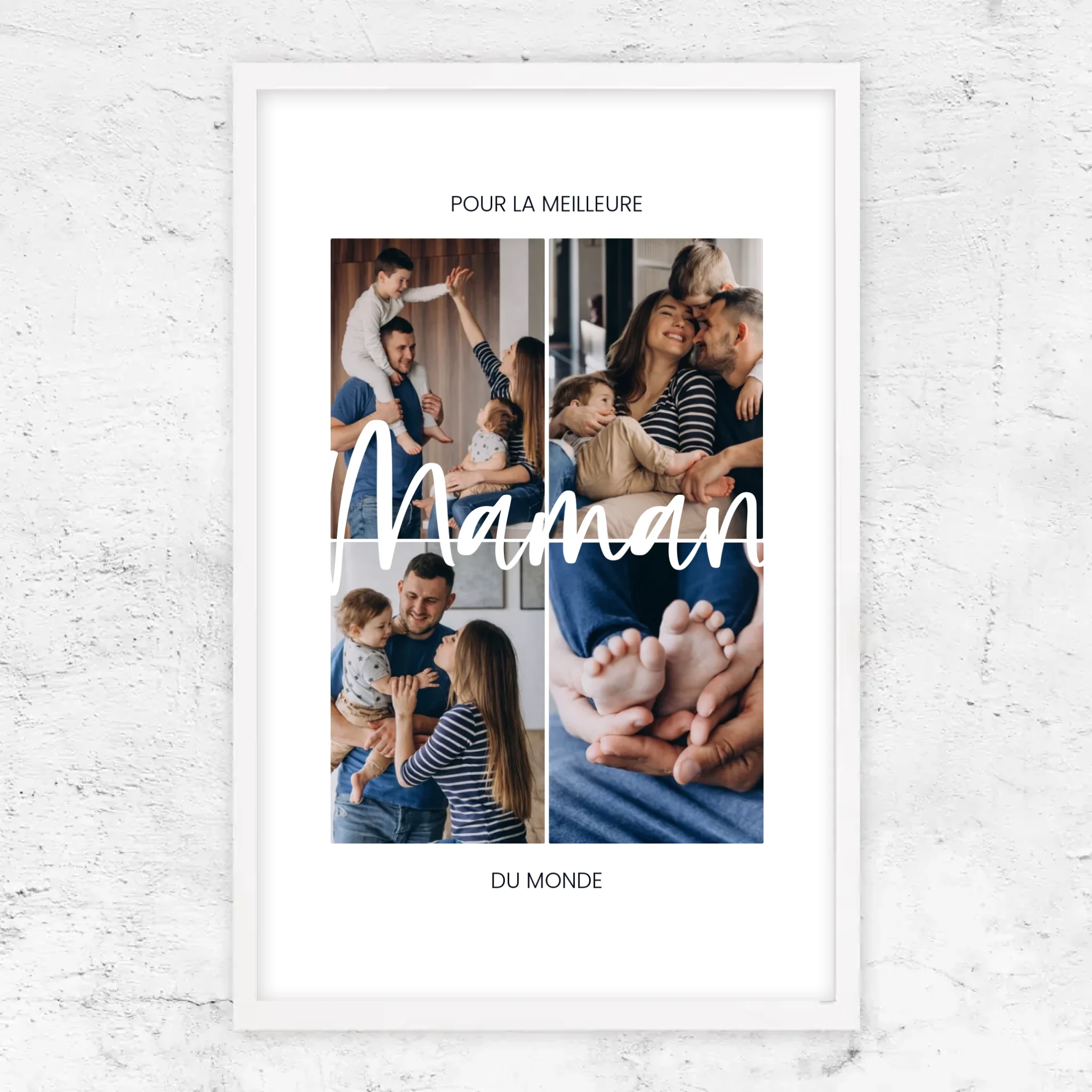 Poster personnalisé – Pour la meilleure maman du monde