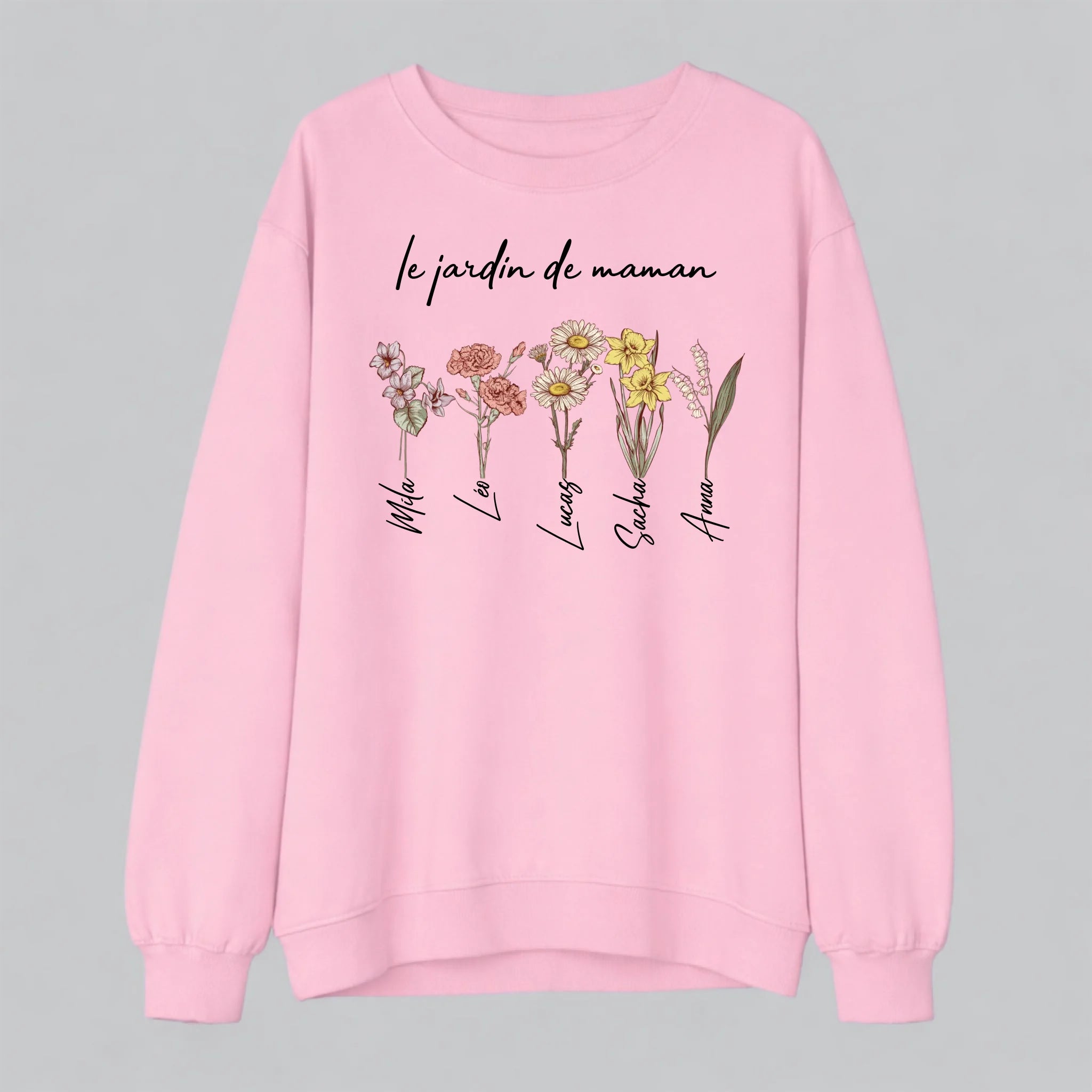 sweatshirt light pink