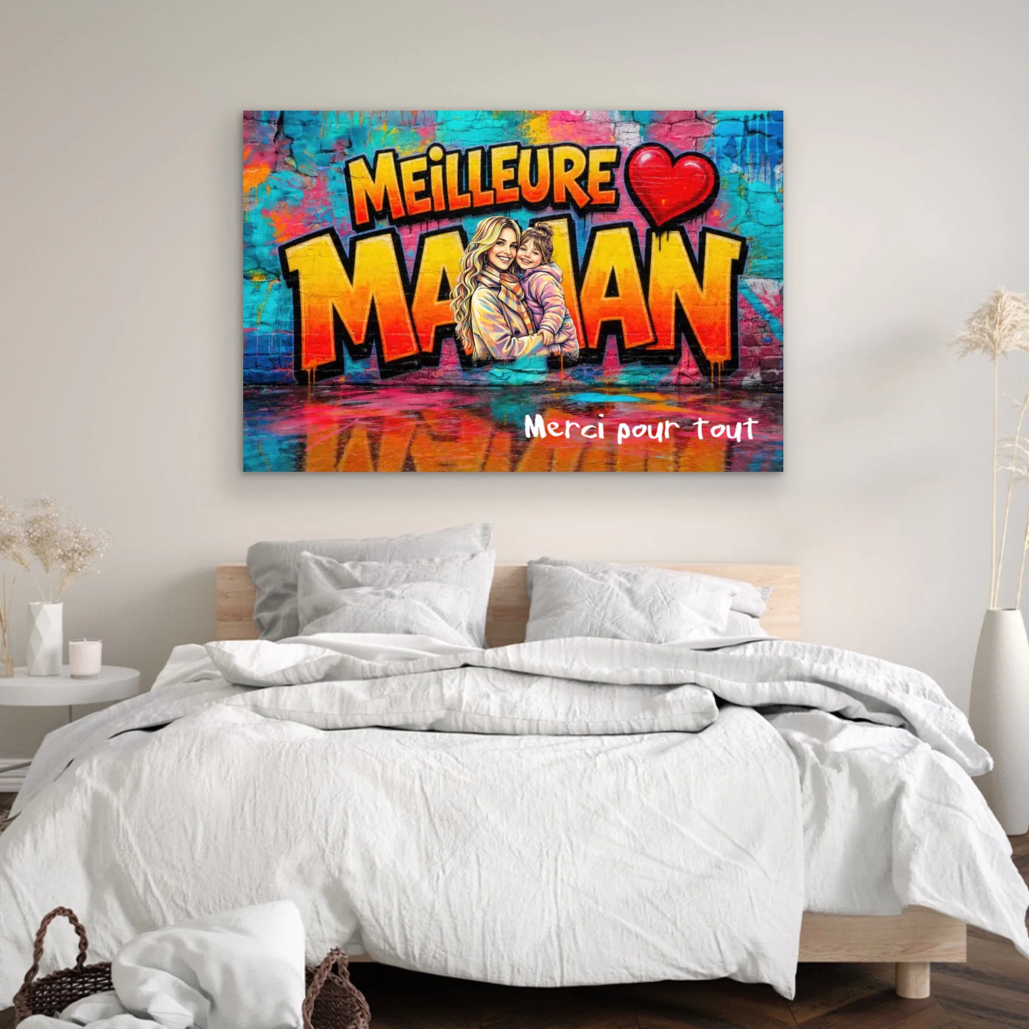 Toile personnalisée – Merci pour tout, maman
