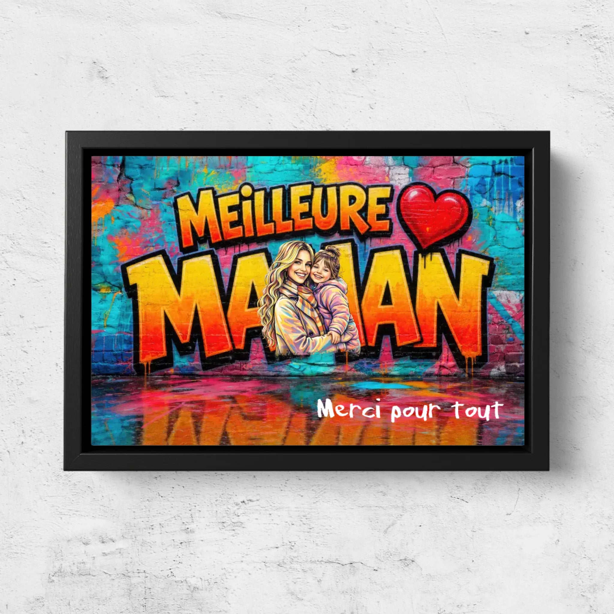 Toile personnalisée – Merci pour tout, maman