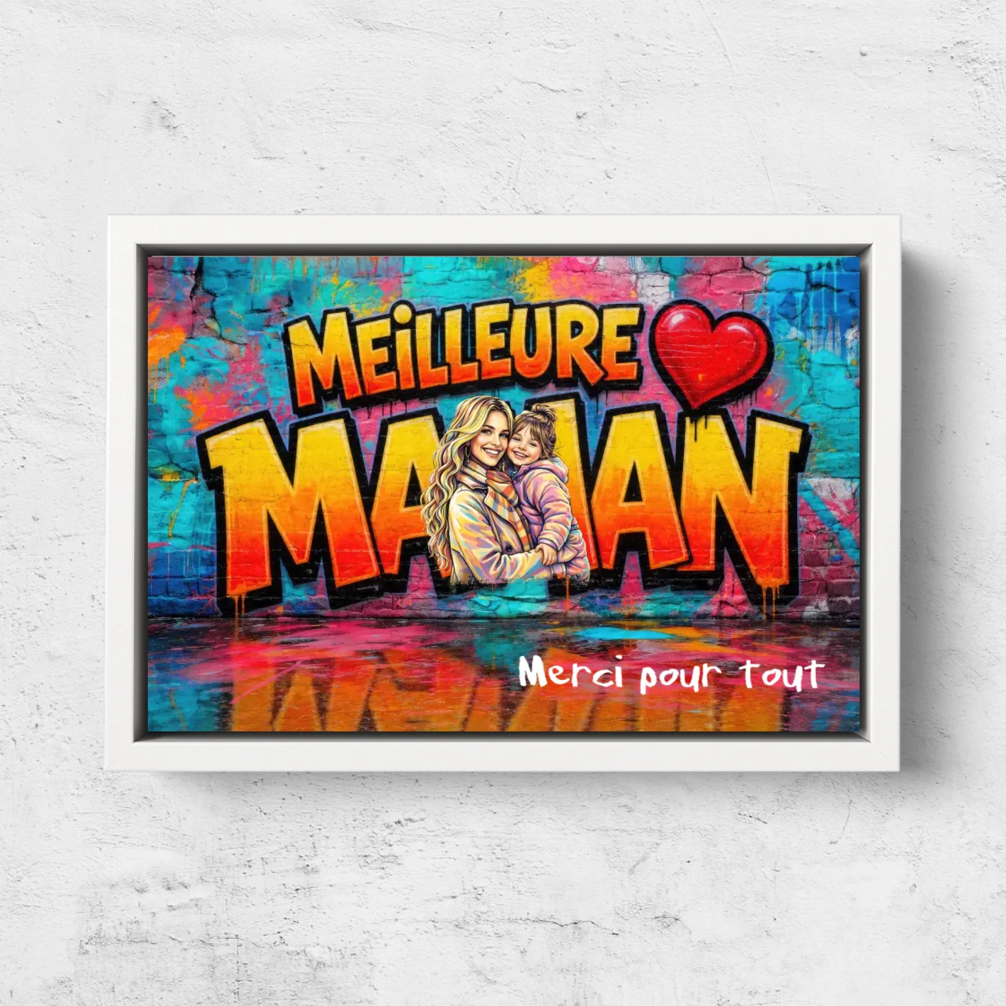 Toile personnalisée – Merci pour tout, maman
