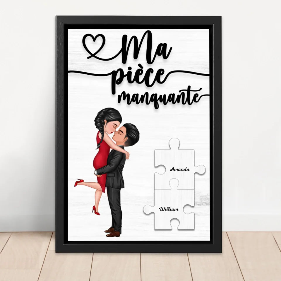 Toile personnalisée “Le morceau manquant”