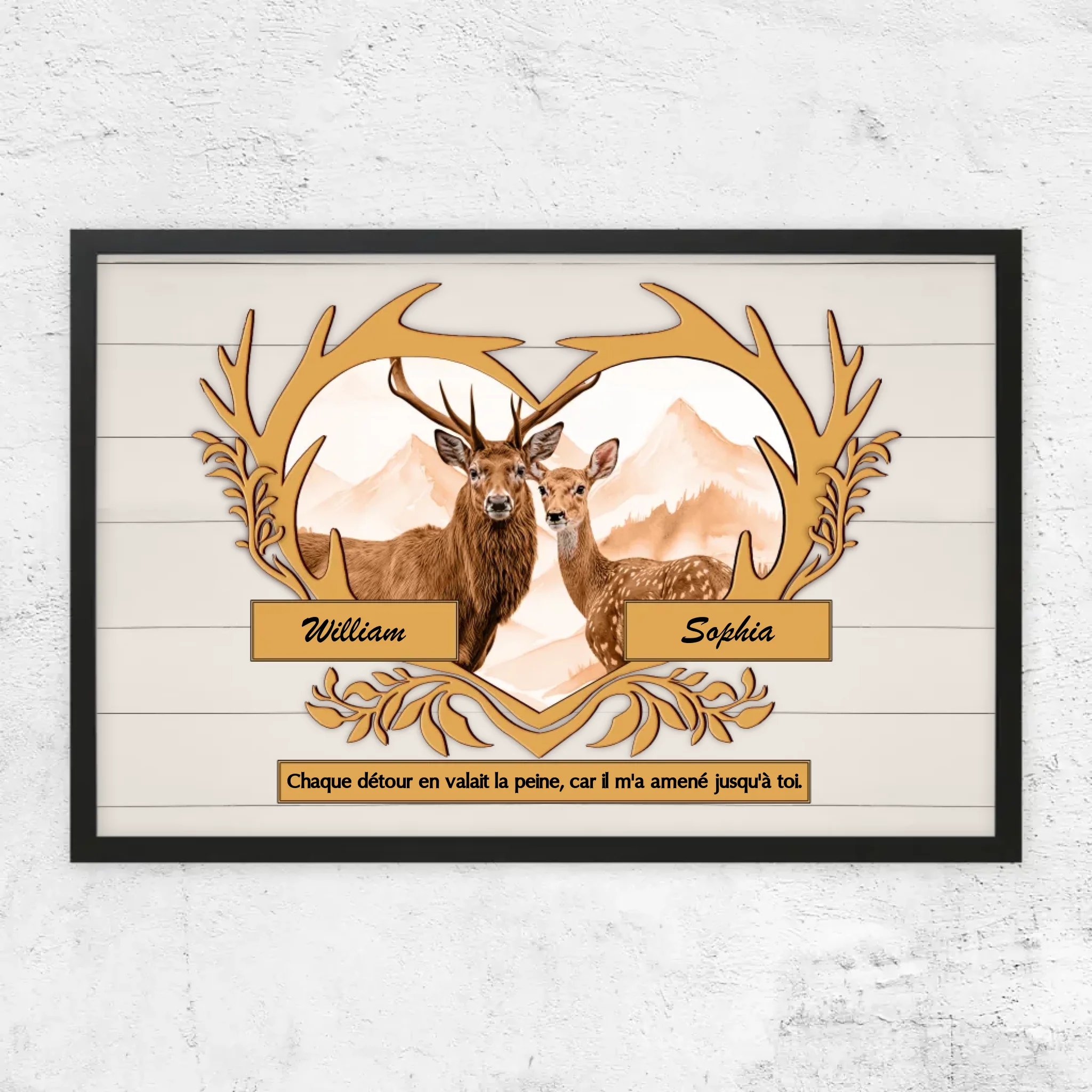 Poster personnalisé “Chaque détour a valu la peine”