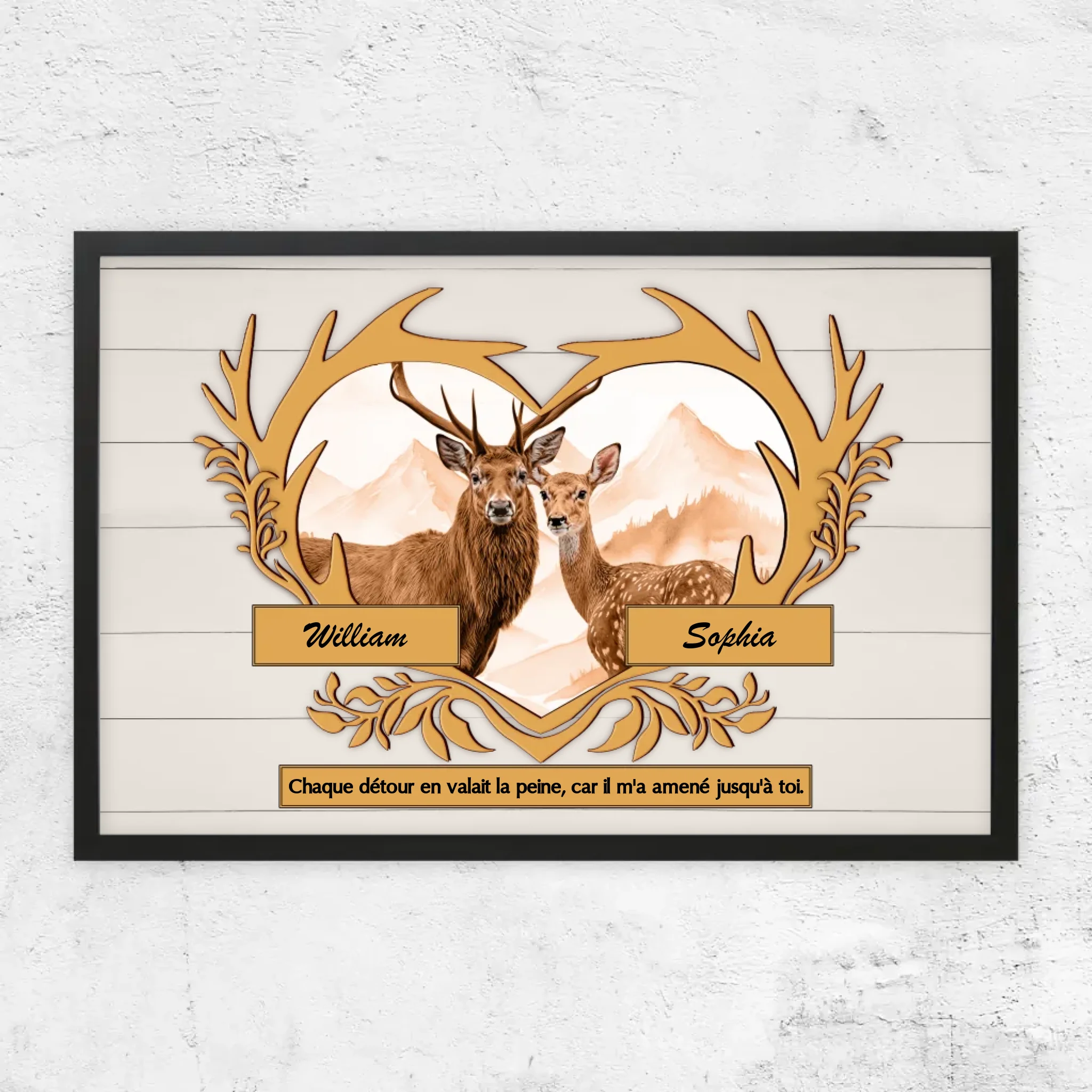 Poster personnalisé “Chaque détour a valu la peine”