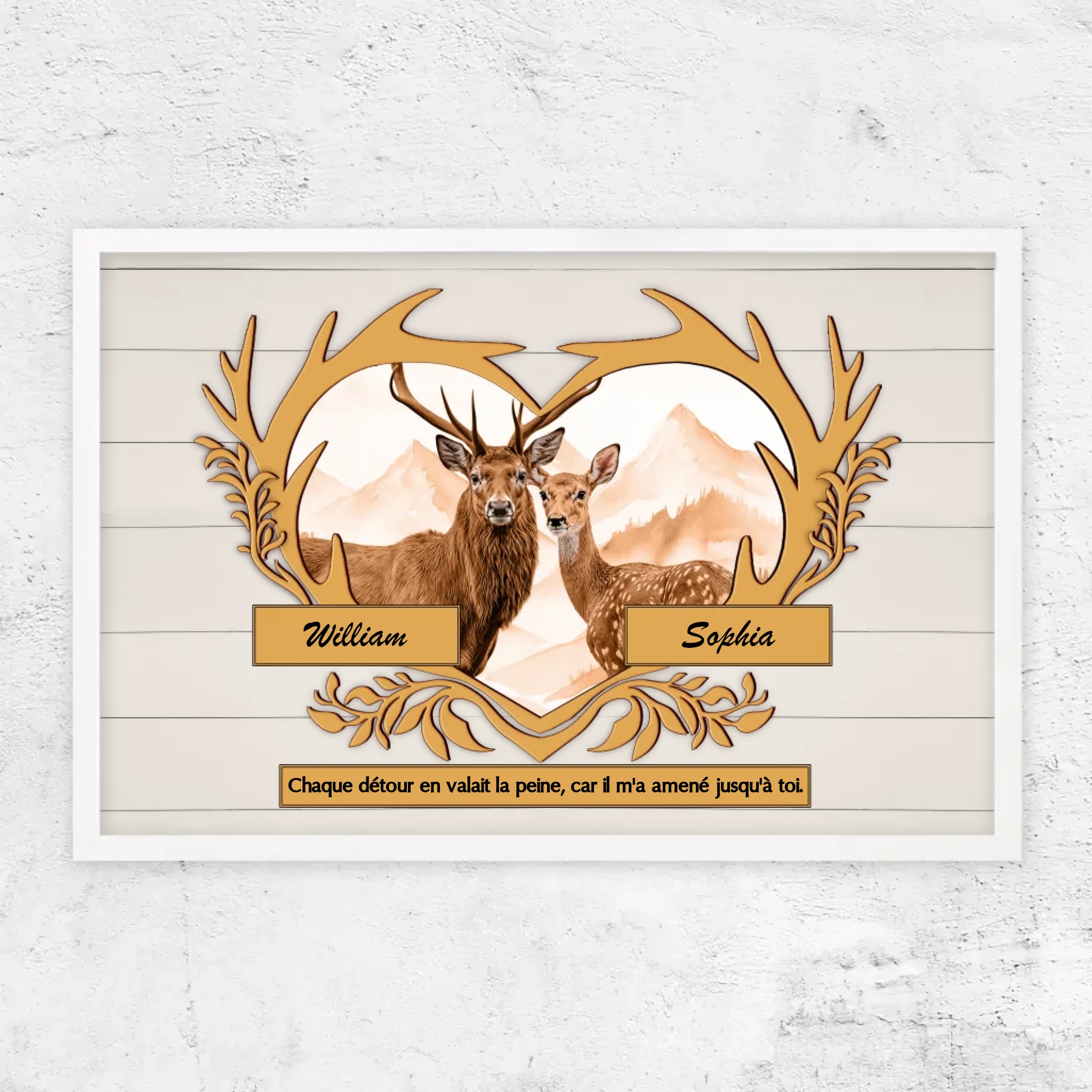 Poster personnalisé “Chaque détour a valu la peine”