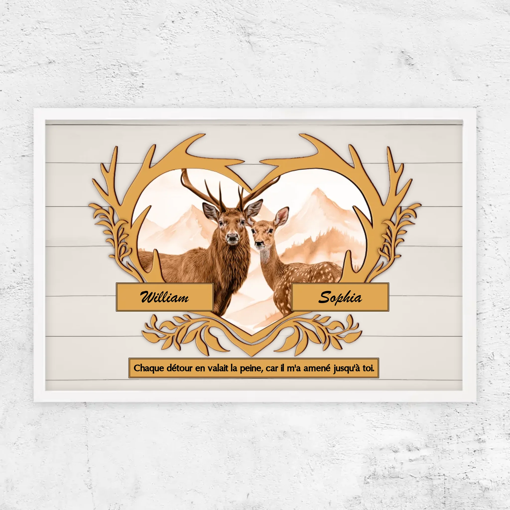 Poster personnalisé “Chaque détour a valu la peine”