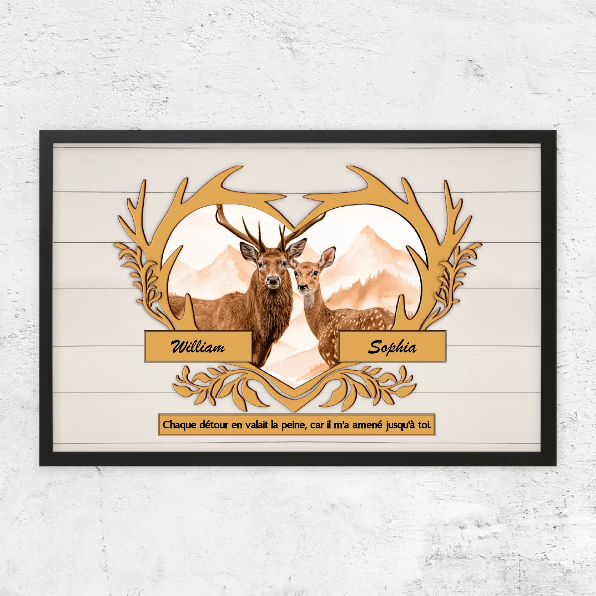 Poster personnalisé “Chaque détour a valu la peine”